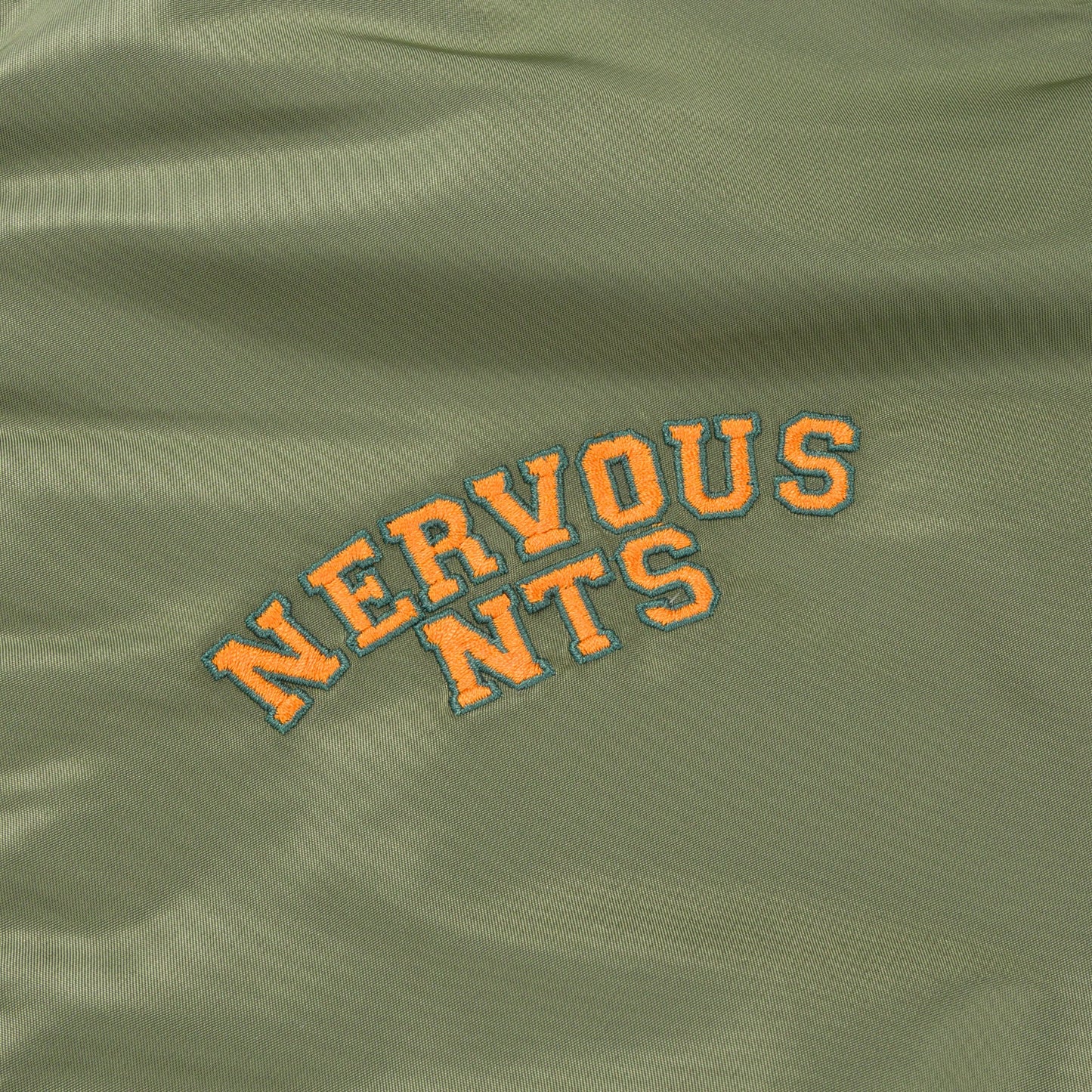 NERVOUS X NTS MA-1 BOMBER JACKET - GREEN