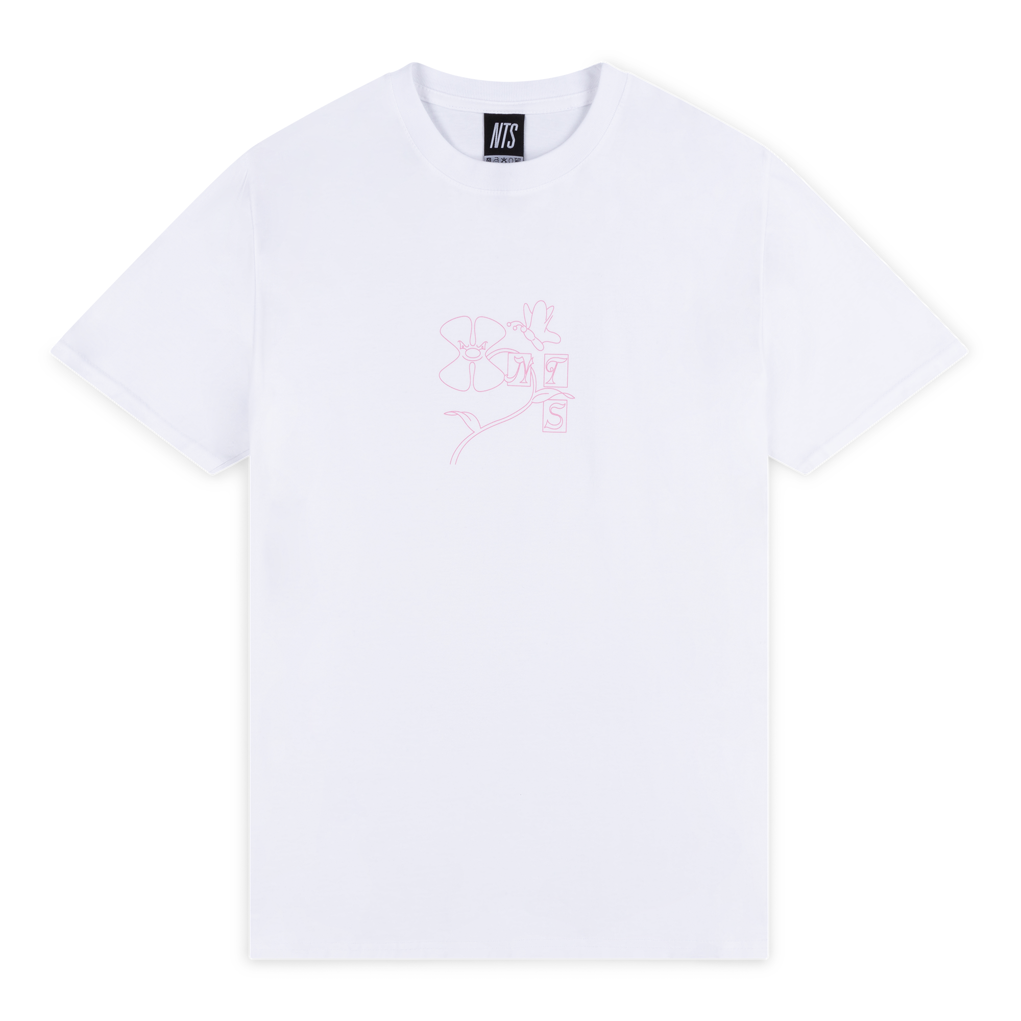NTS RADIO - Flower Tee - White