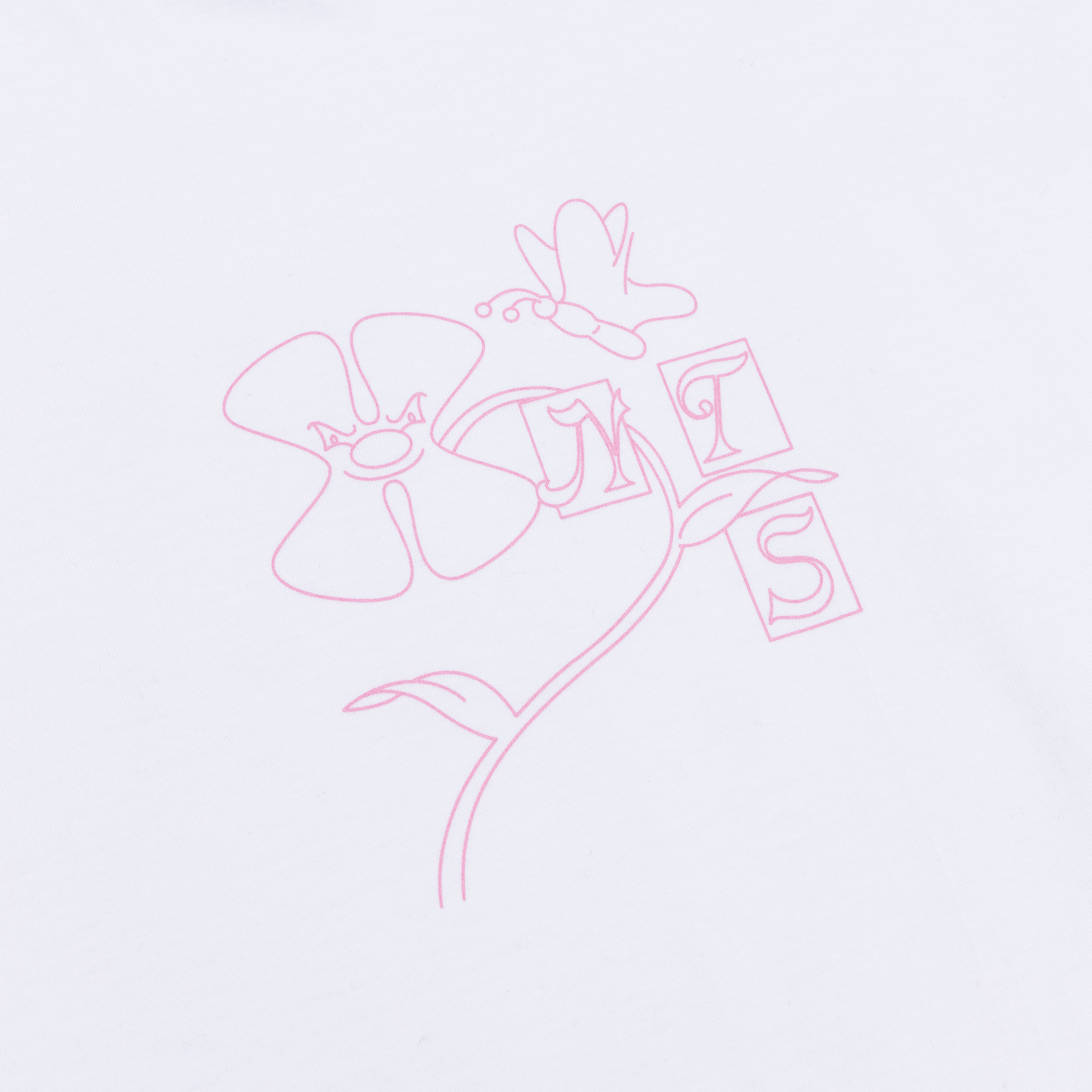 NTS RADIO - Flower Tee - White