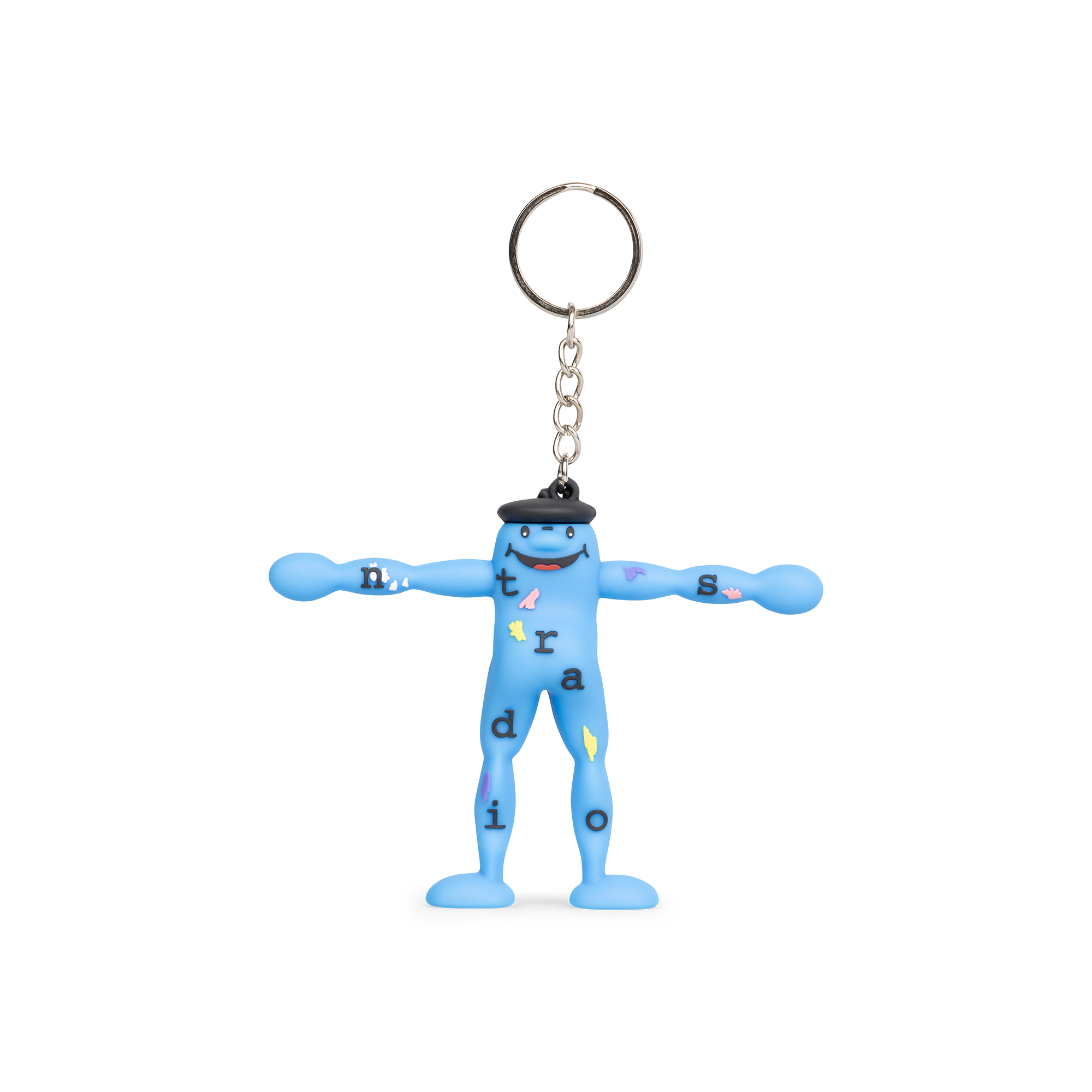NTS RADIO - Frog Keyring - Blue