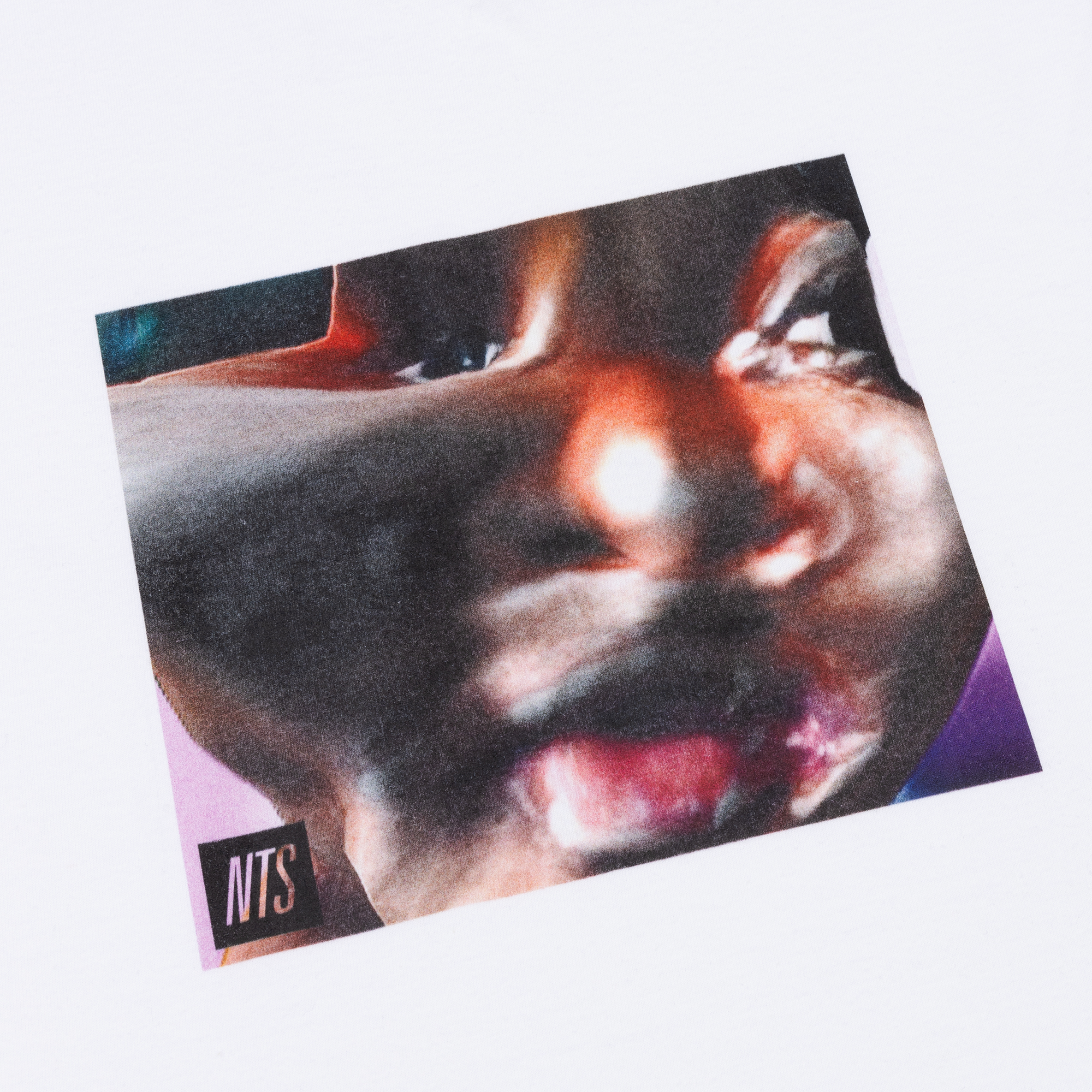 NTS RADIO - Frank Dorrey x NTS Squish Face Tee - White