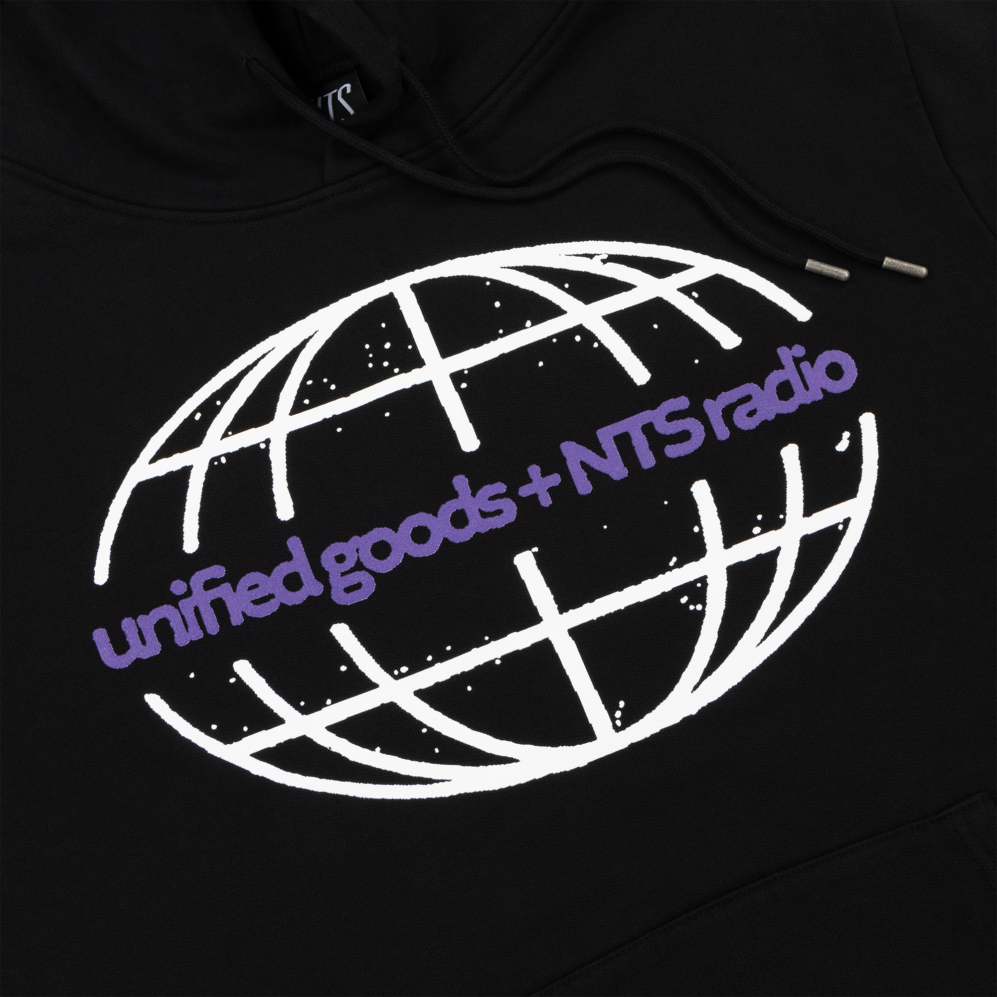 NTS RADIO - Globe Logo Black Hoodie