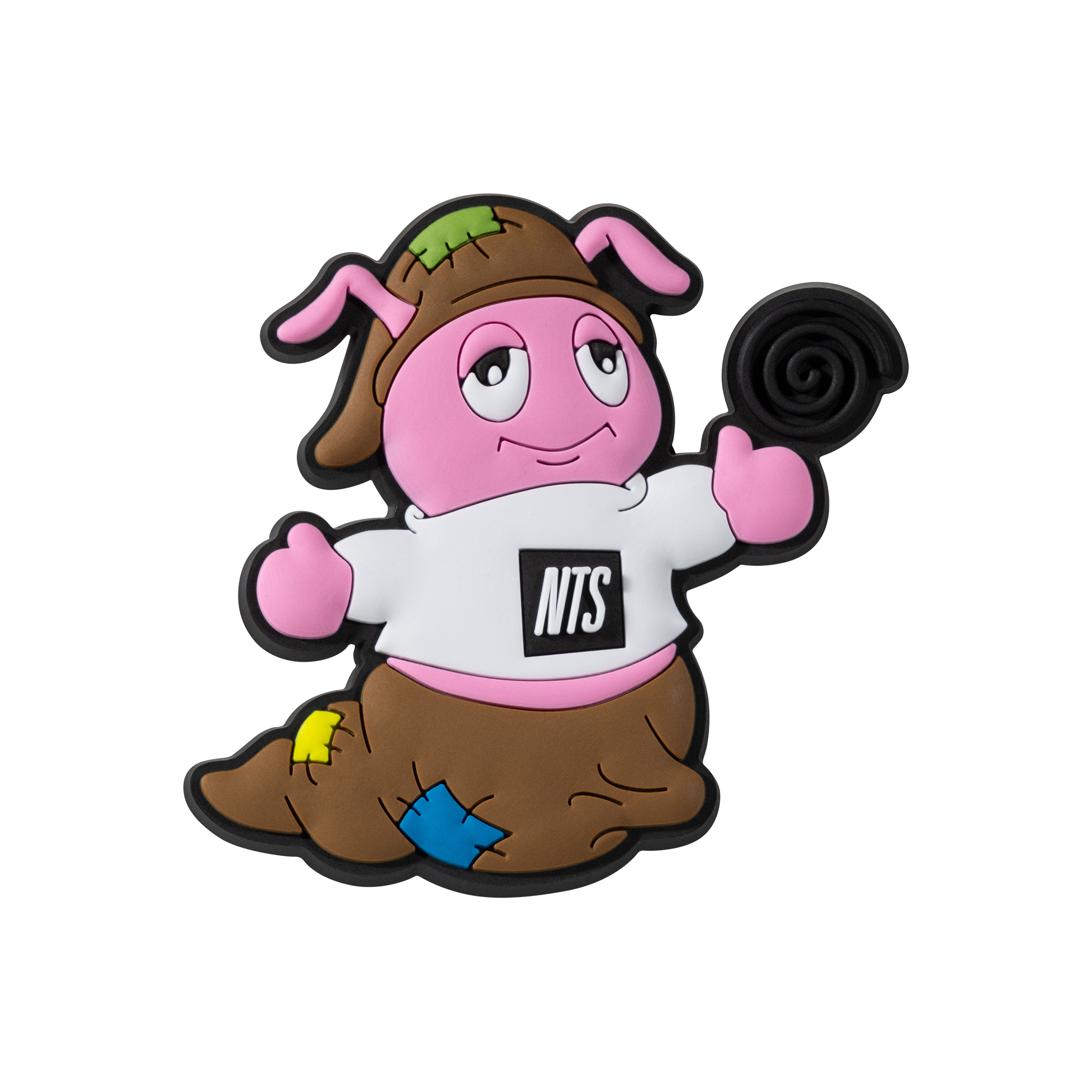 NTS RADIO - Glow Worm Fridge Magnet - Multi-Coloured