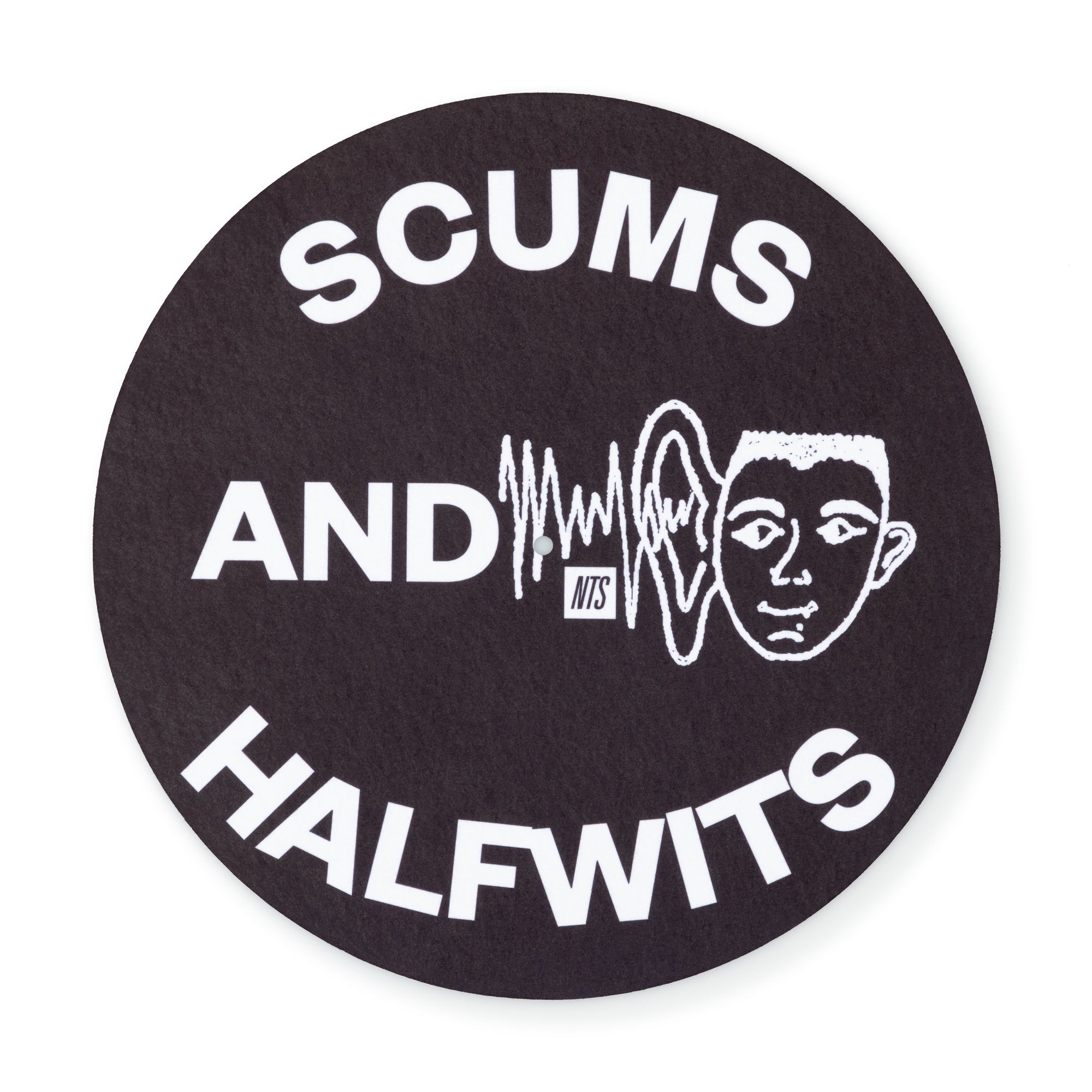 CRAMMED DISCS X NTS SCUMS AND HALFWITS SLIPMAT - BLACK