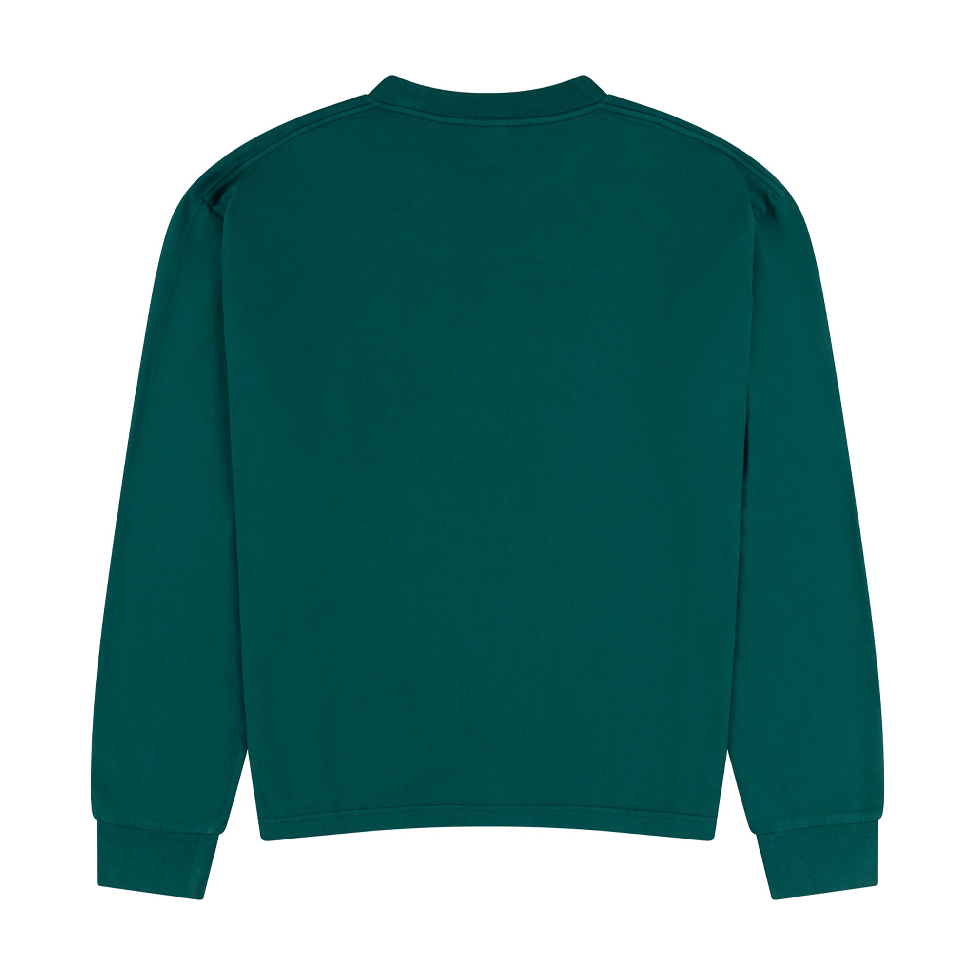 BRAIN DEAD X NTS LOGO GREEN LONGSLEEVE T-SHIRT