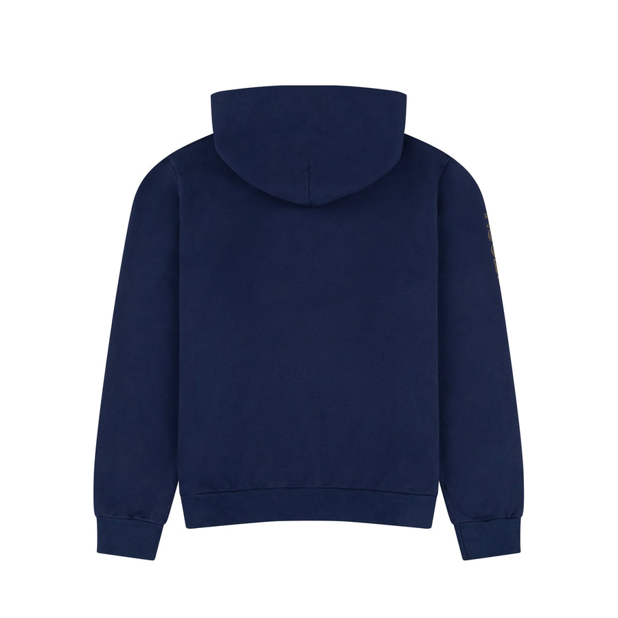 SCHOLARLY NAVY HOODIE