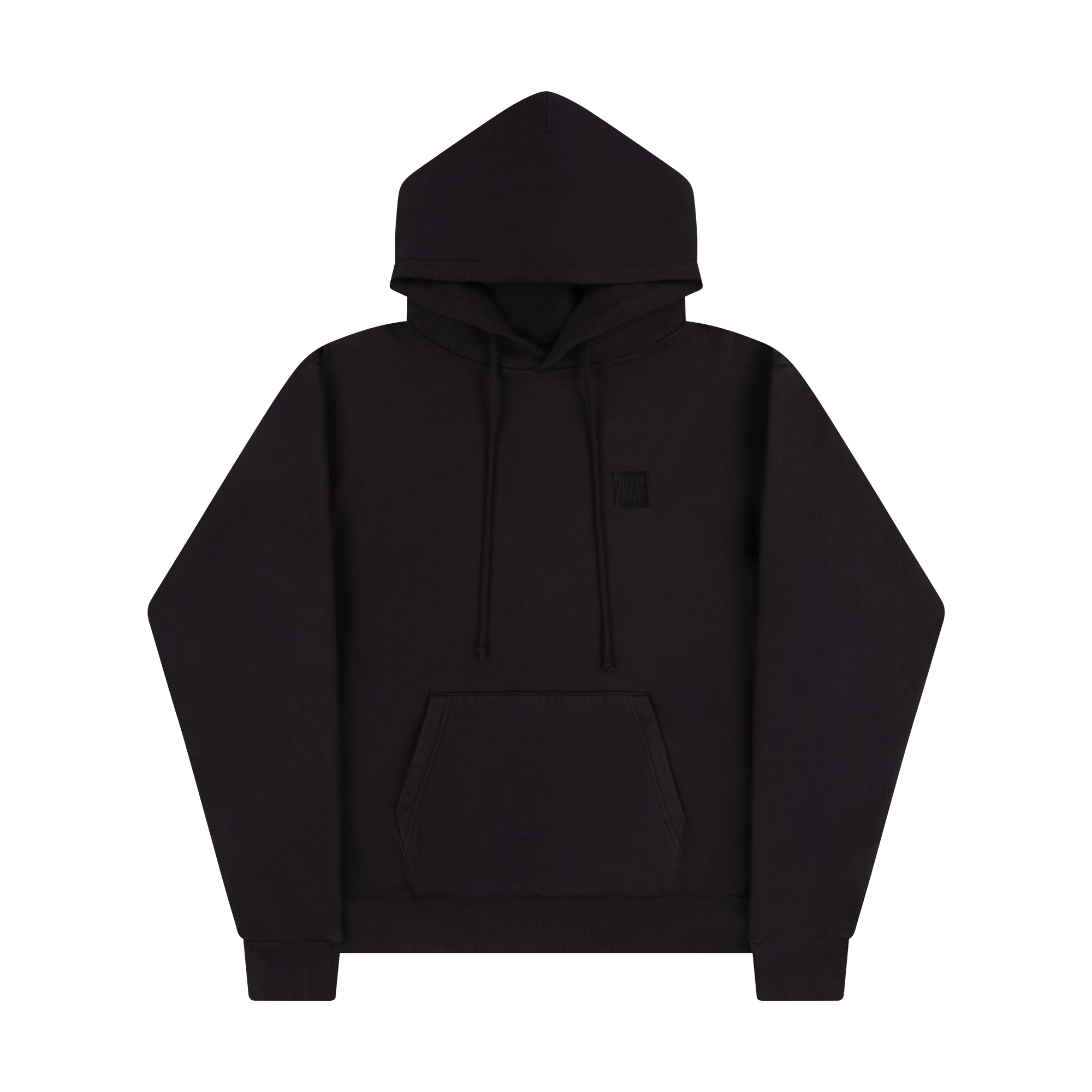 NTS RADIO - Icon Hoodie - Black on Black