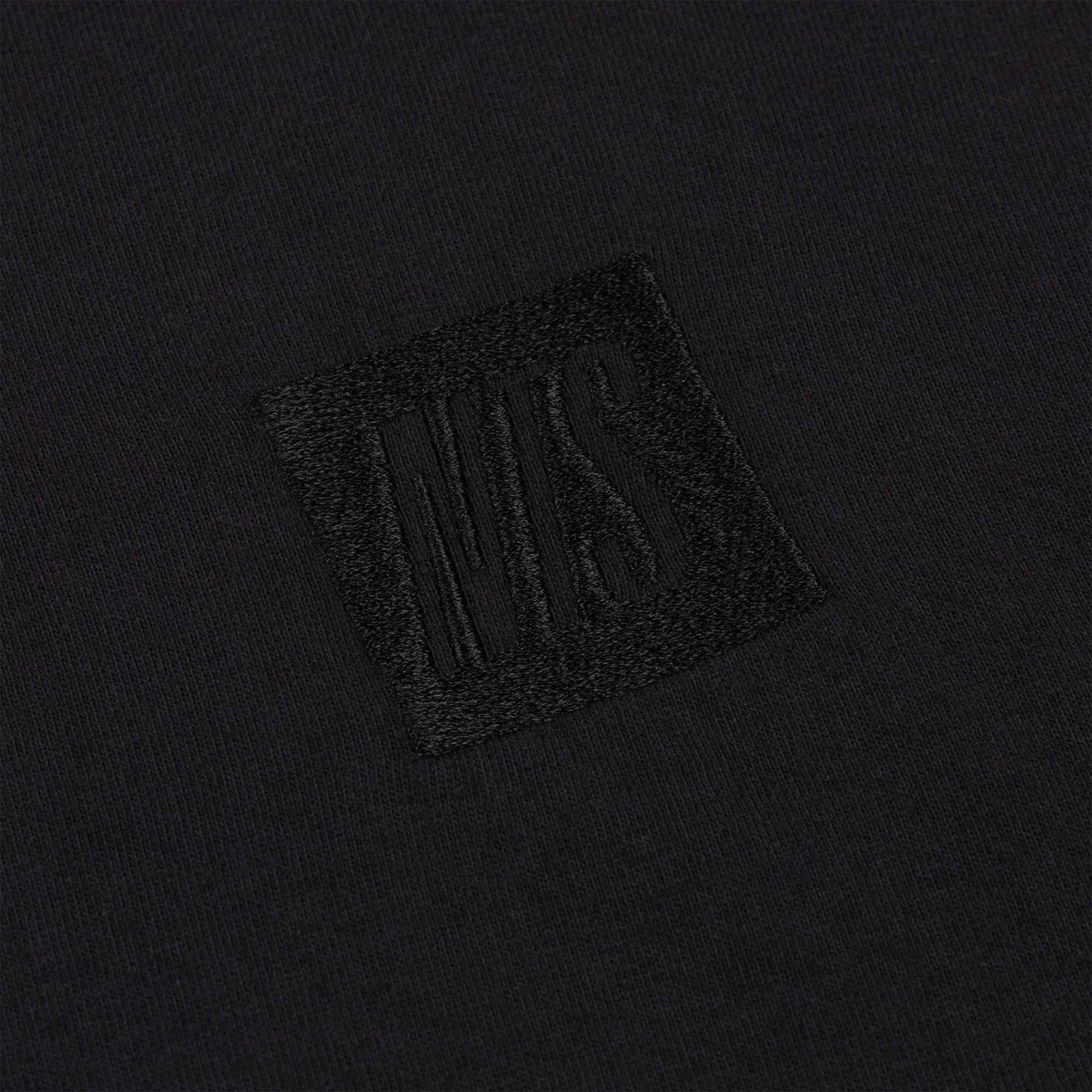 NTS RADIO - Icon Tee - Black On Black