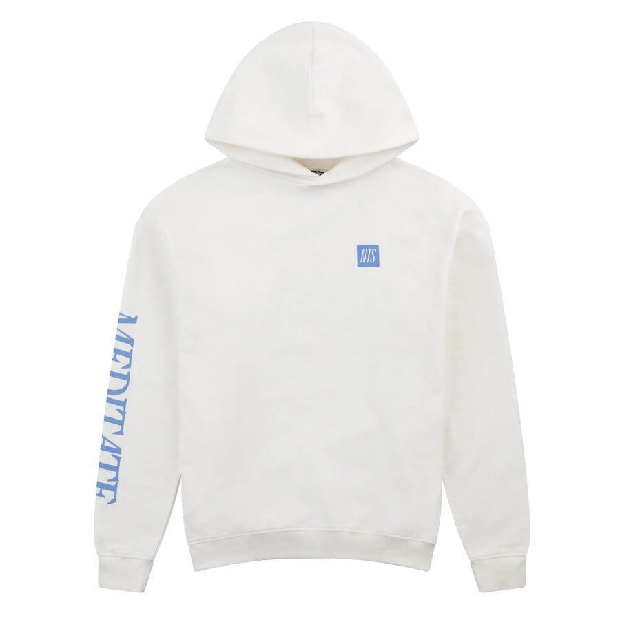 NTS RADIO - Meditate Hoodie - Ivory