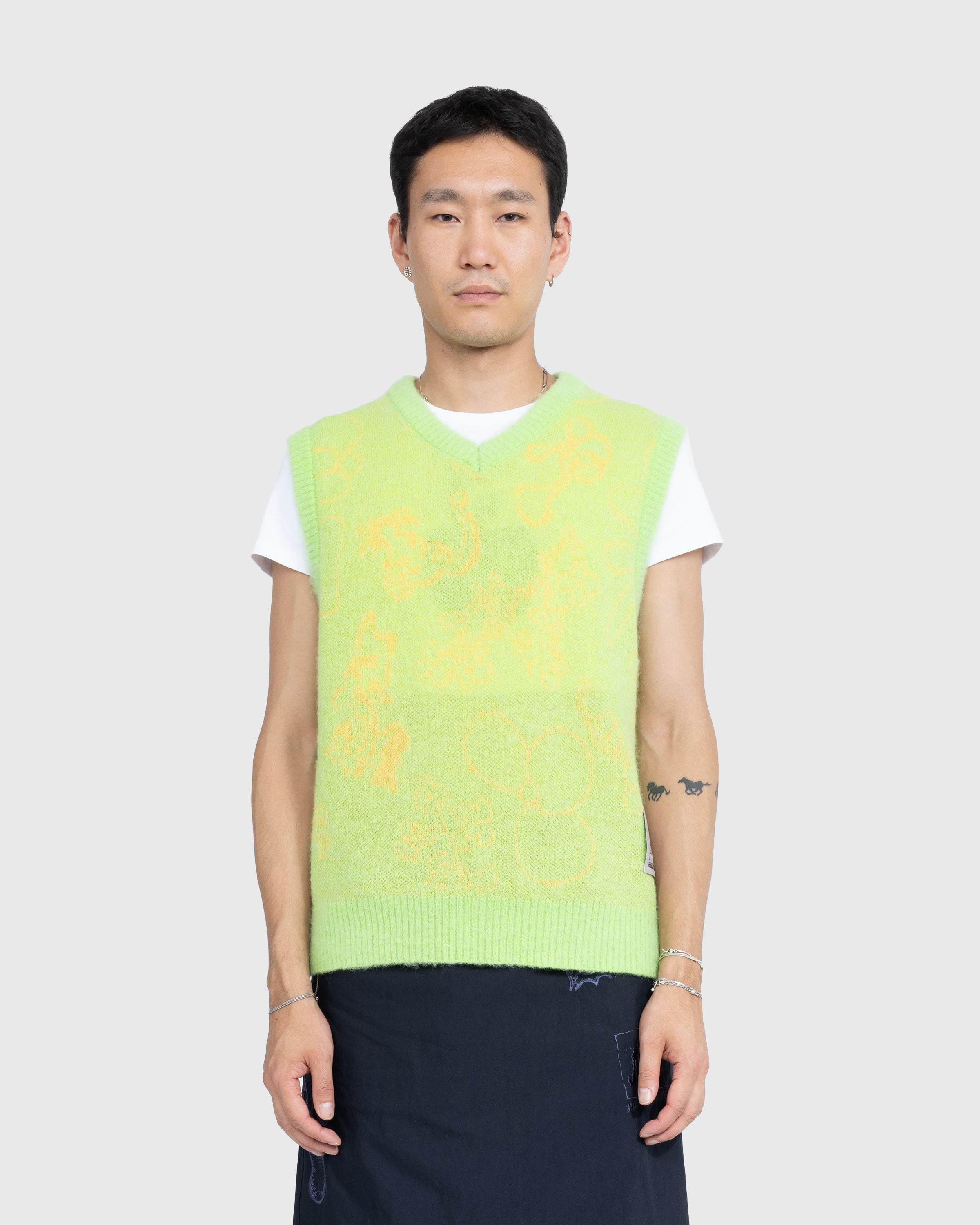 NTS RADIO - Highsnobiety x NTS Knit Vest - Green