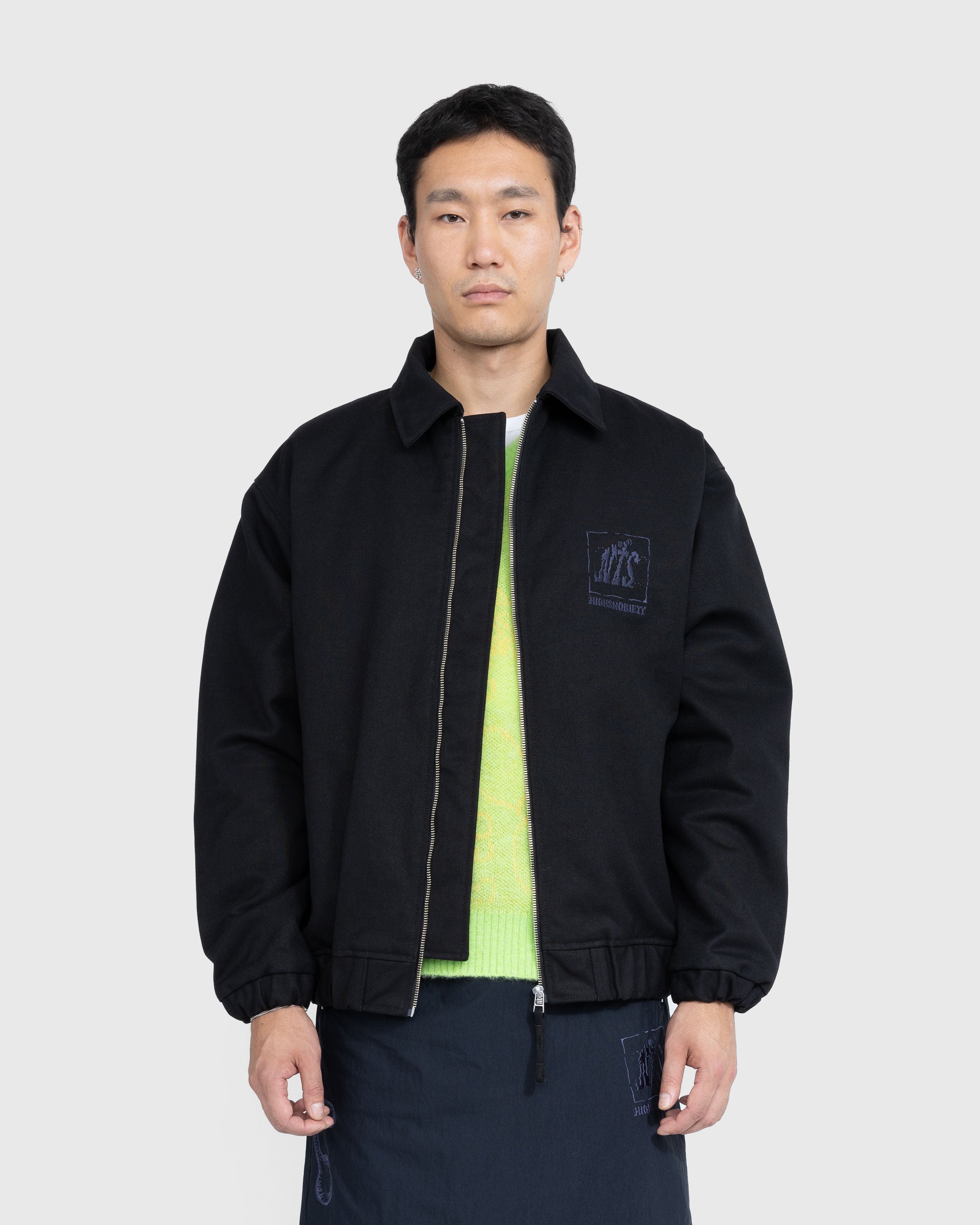 NTS RADIO - Highsnobiety X NTS Canvas Bomber Jacket - Black