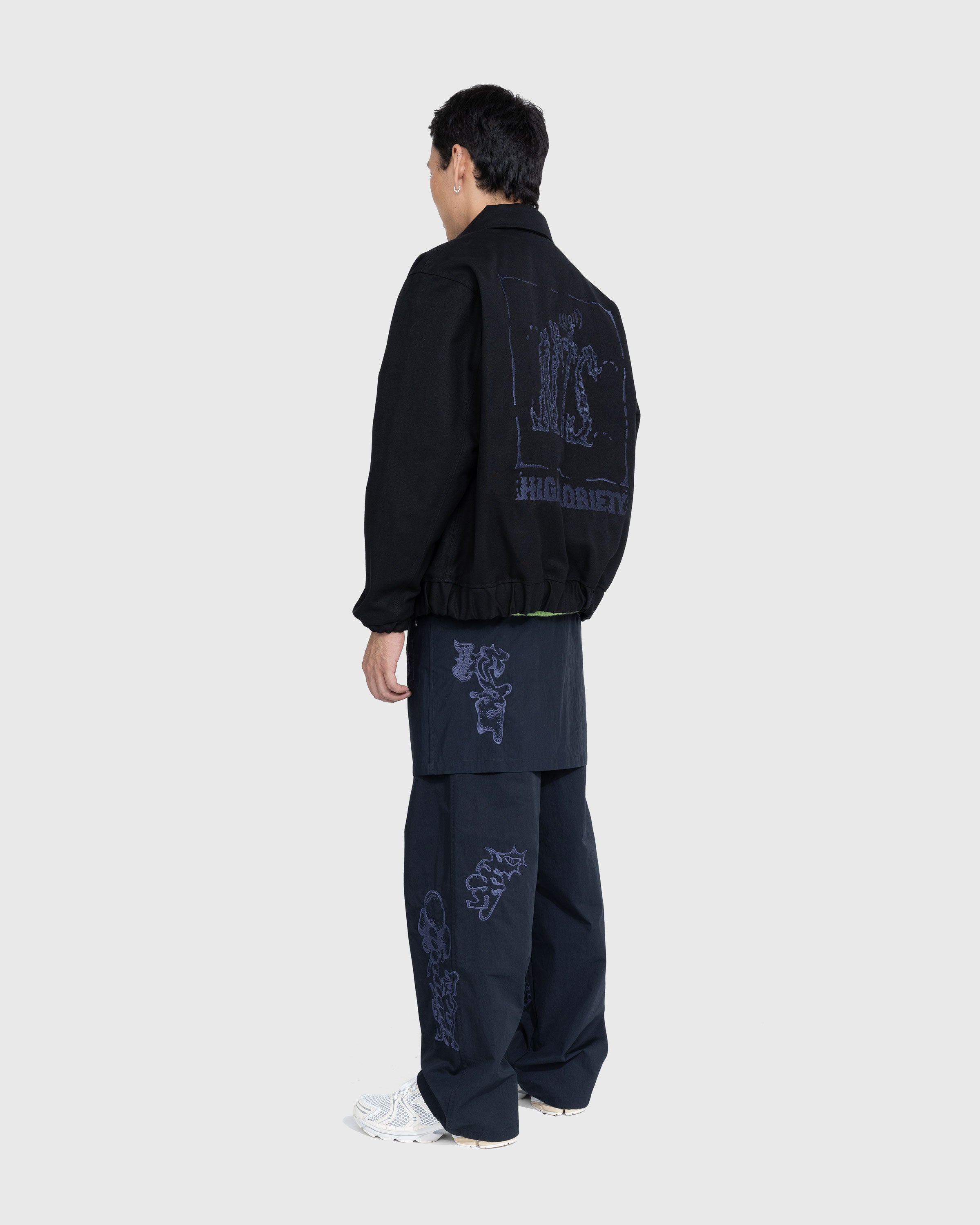 NTS RADIO - Highsnobiety X NTS Canvas Bomber Jacket - Black