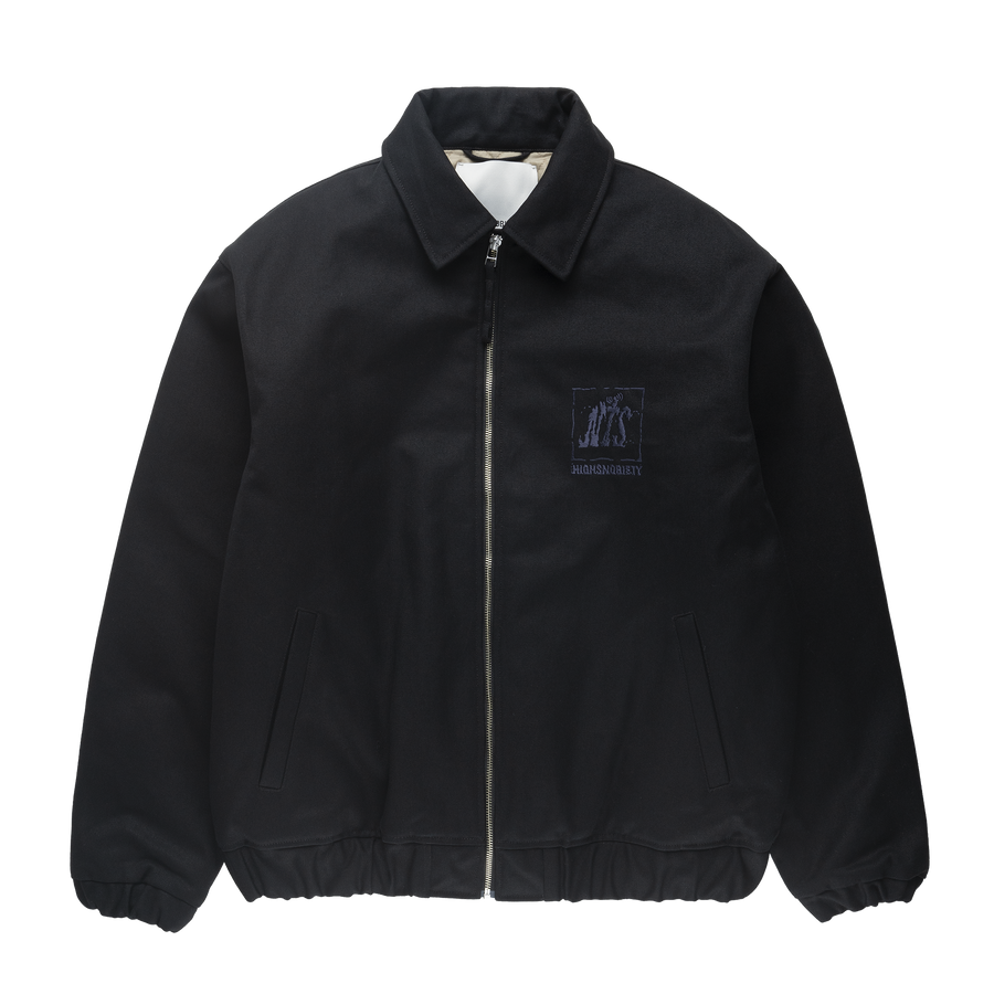 NTS RADIO - Highsnobiety X NTS Canvas Bomber Jacket - Black