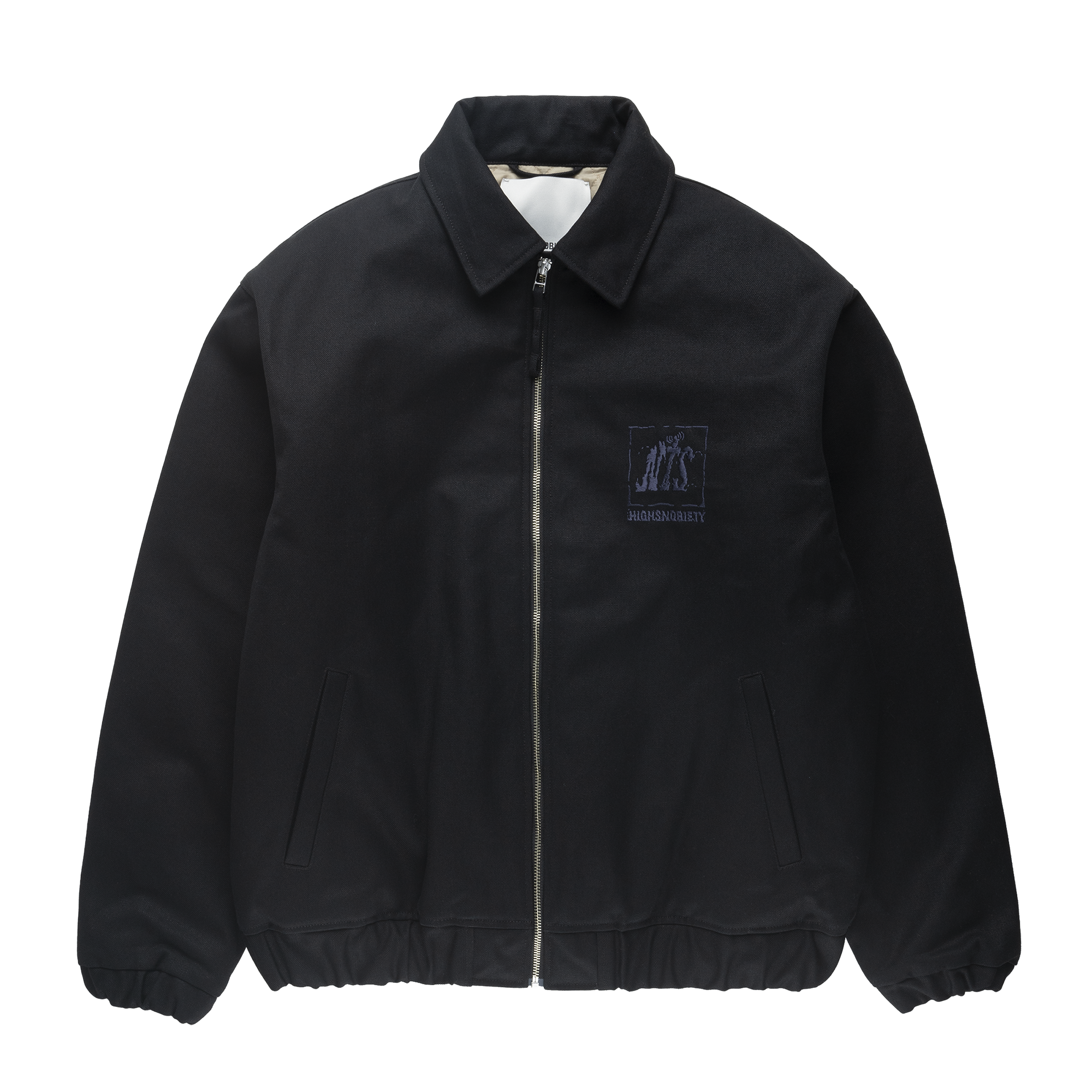 NTS RADIO - Highsnobiety X NTS Canvas Bomber Jacket - Black