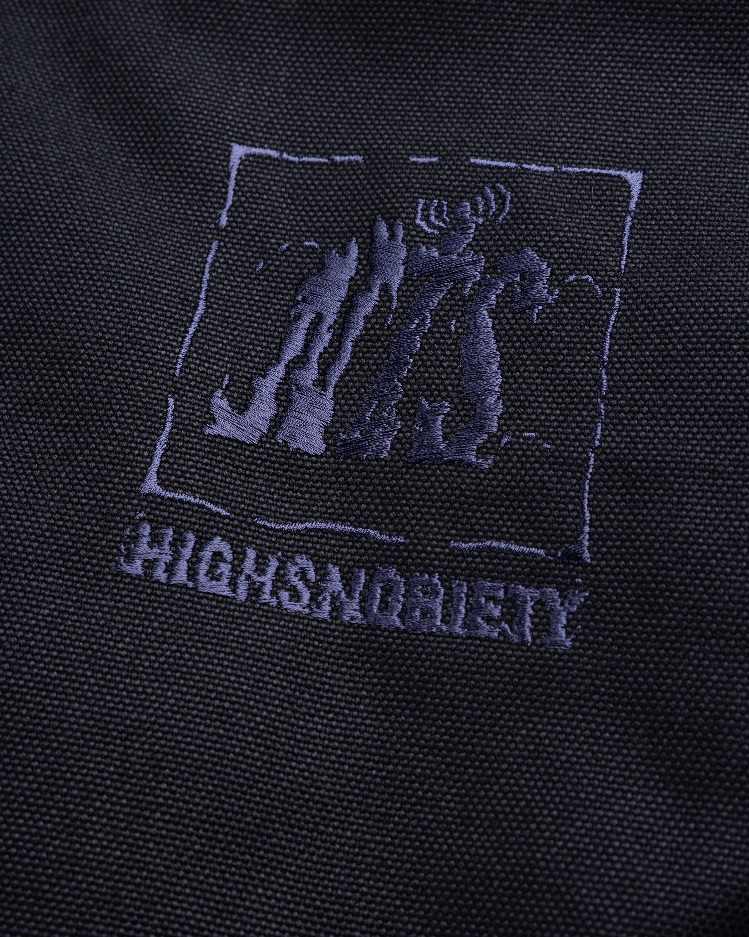 NTS RADIO - Highsnobiety X NTS Canvas Bomber Jacket - Black