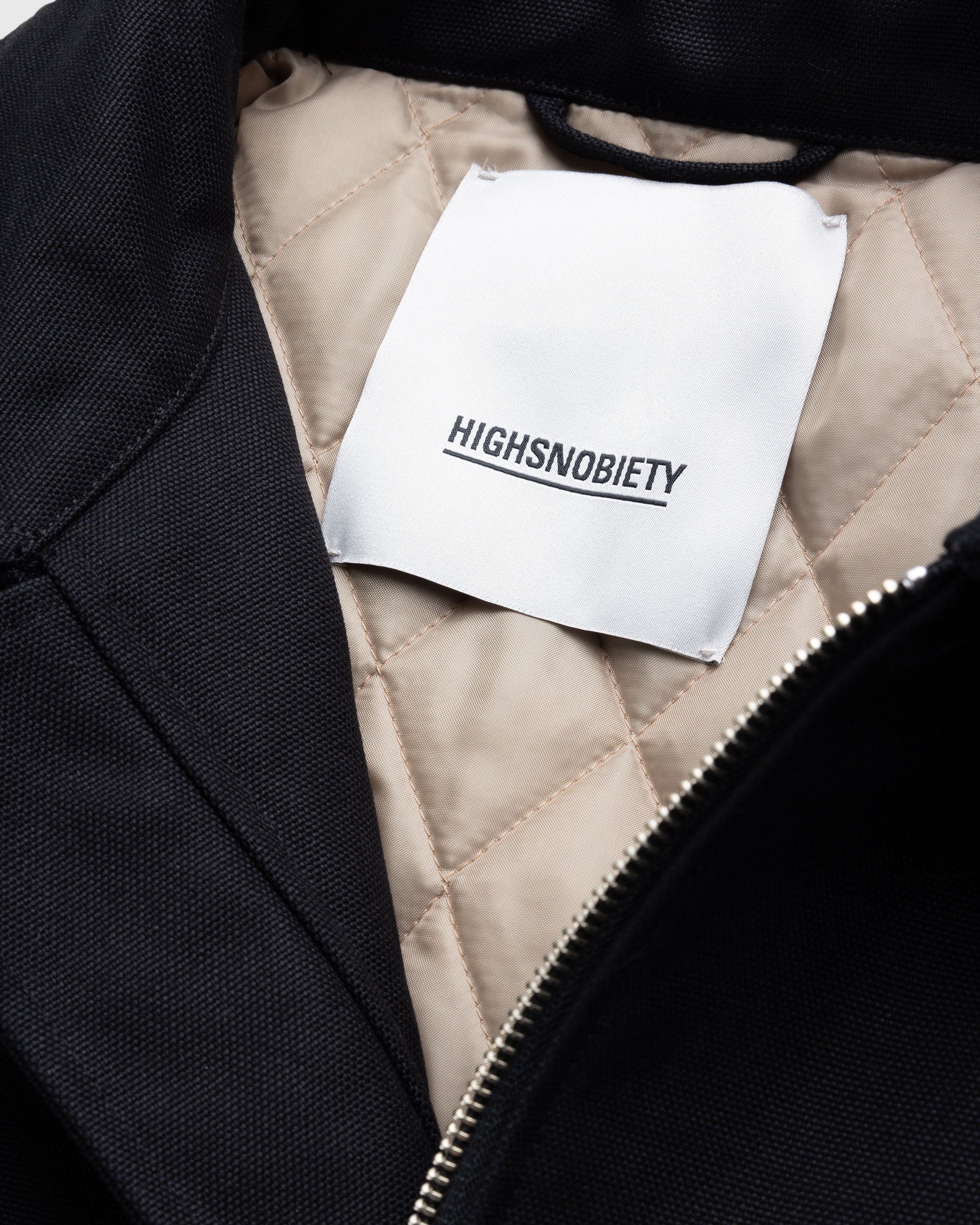 NTS RADIO - Highsnobiety X NTS Canvas Bomber Jacket - Black