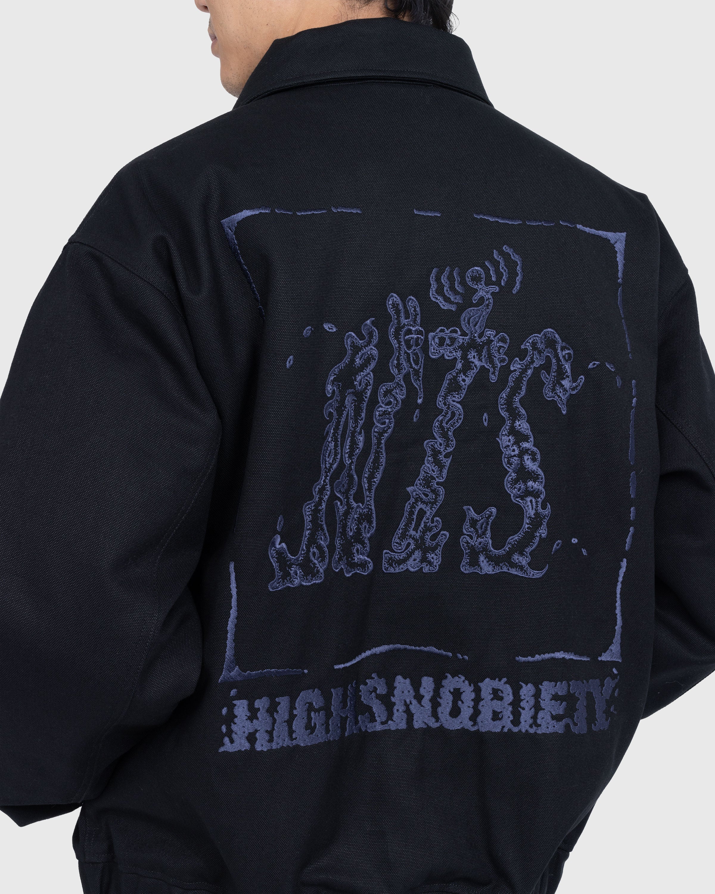 NTS RADIO - Highsnobiety X NTS Canvas Bomber Jacket - Black