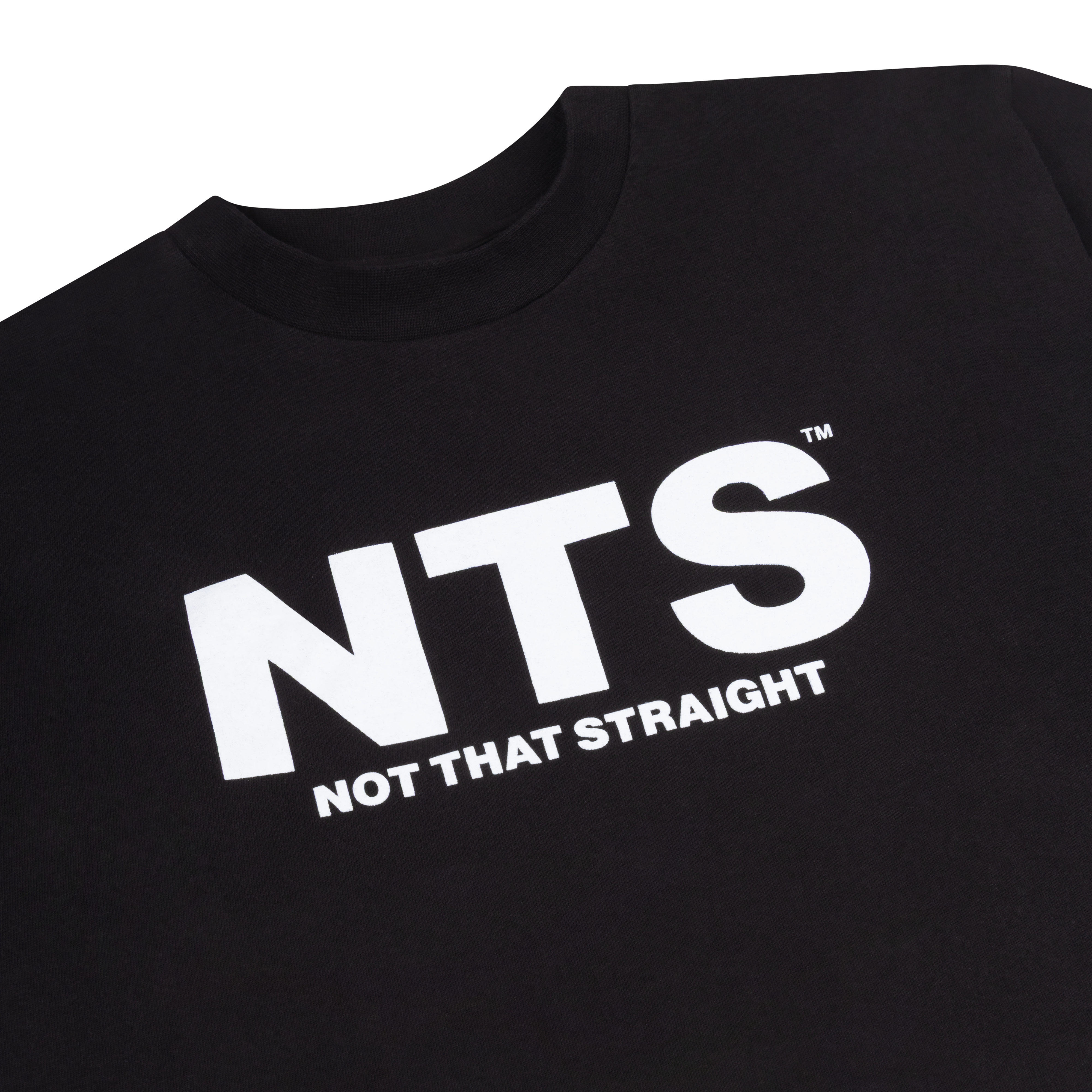 NTS RADIO - Not That Straight Tee - Black