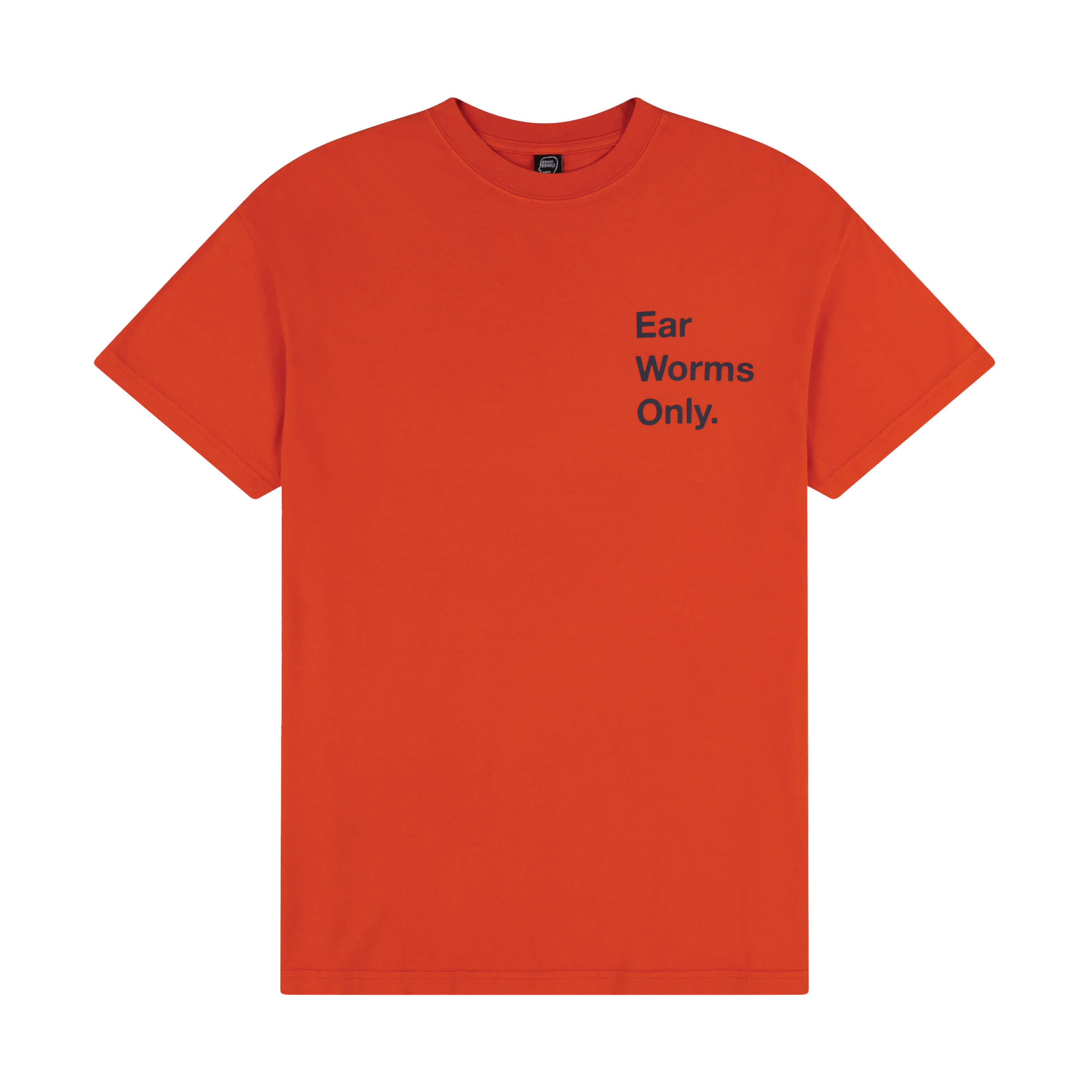 NTS RADIO - BRAIN DEAD X NTS EAR WORMS ONLY ORANGE TEE