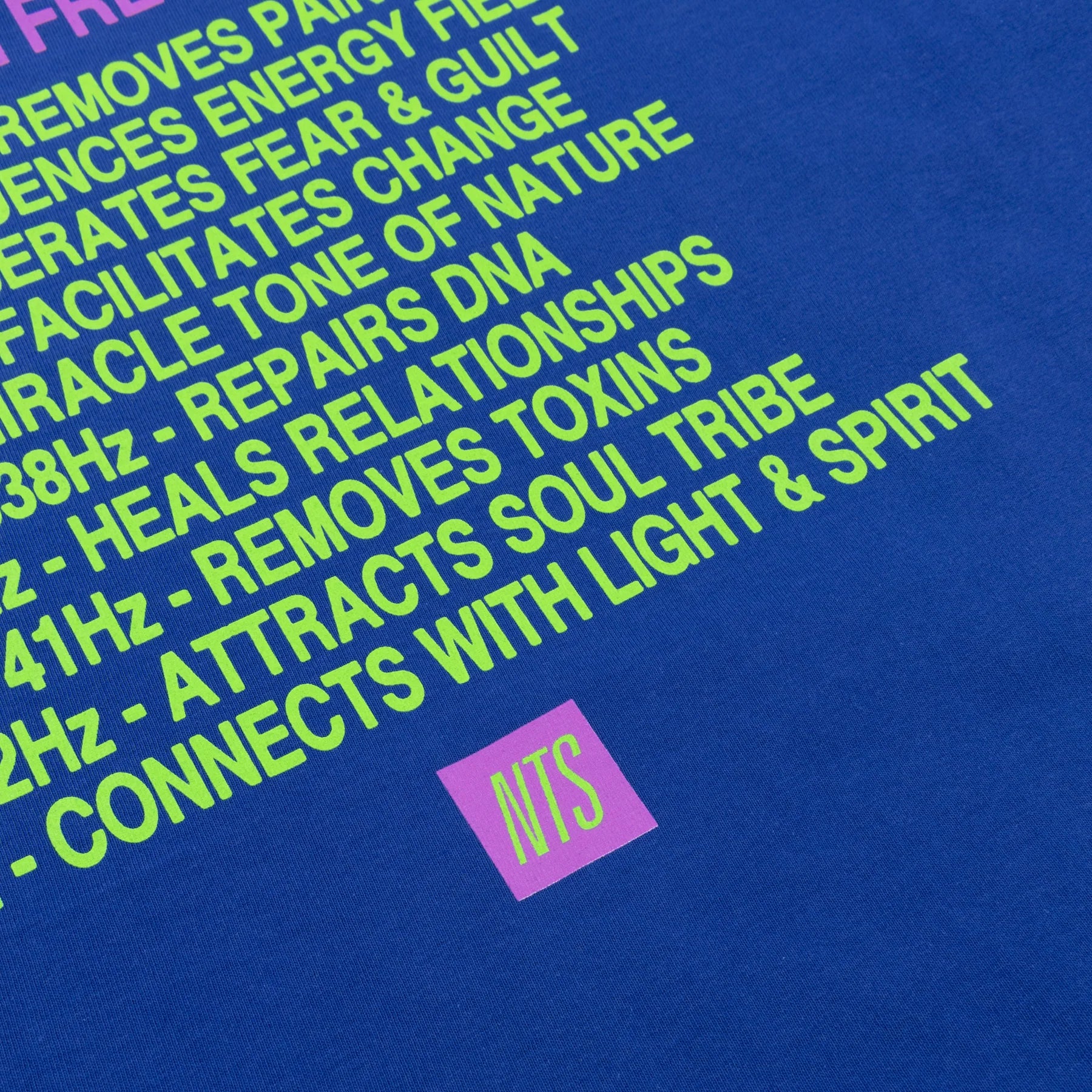 NTS RADIO - Frequencies Tee - Blue