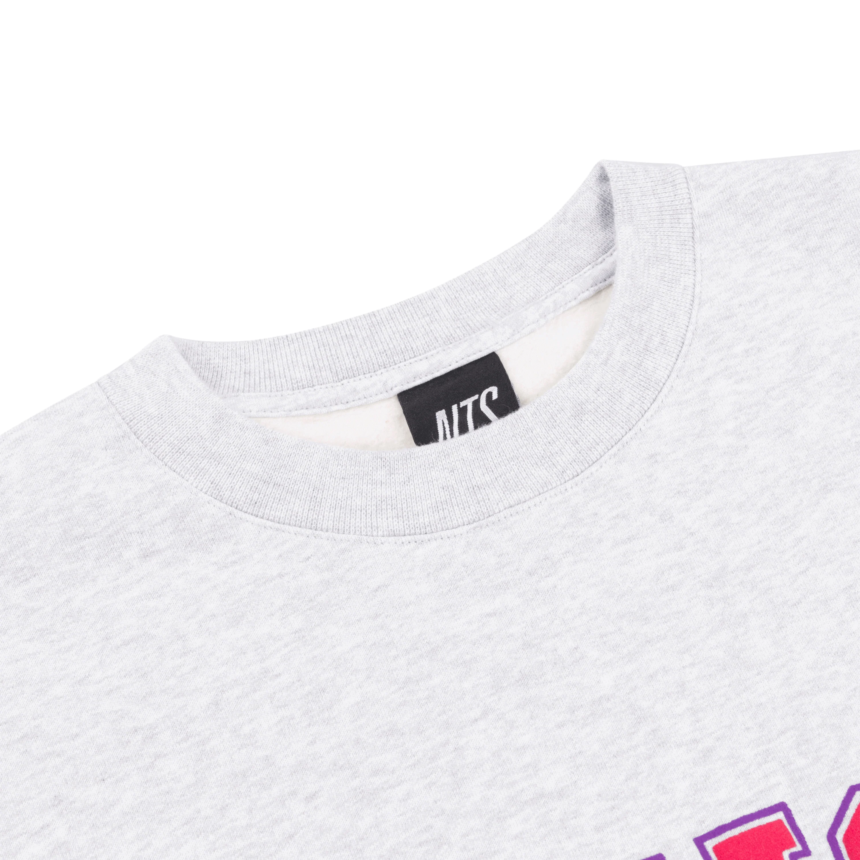 NTS RADIO - Nervous x NTS Crewneck Sweatshirt - Heather Grey