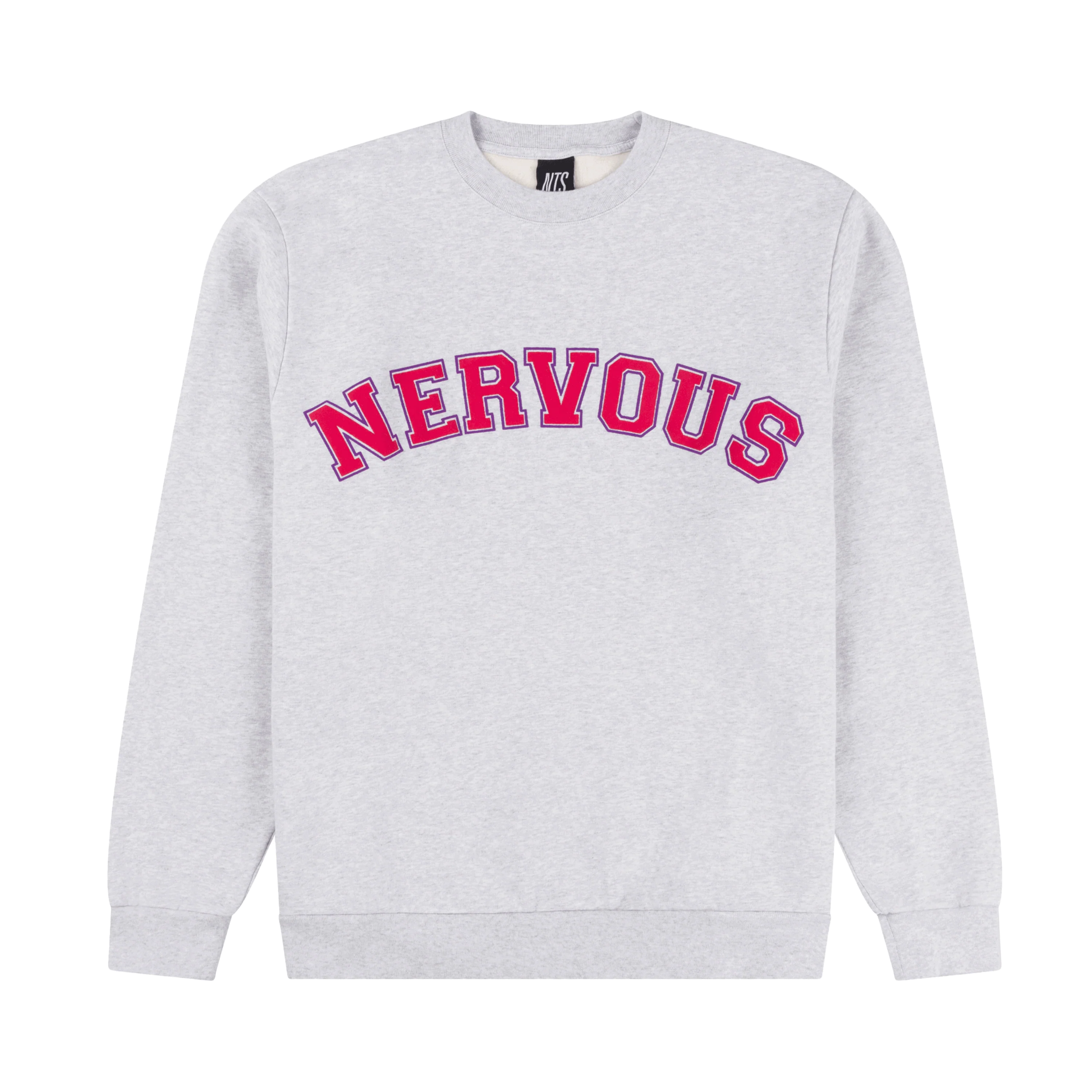 NTS RADIO - Nervous x NTS Crewneck Sweatshirt - Heather Grey