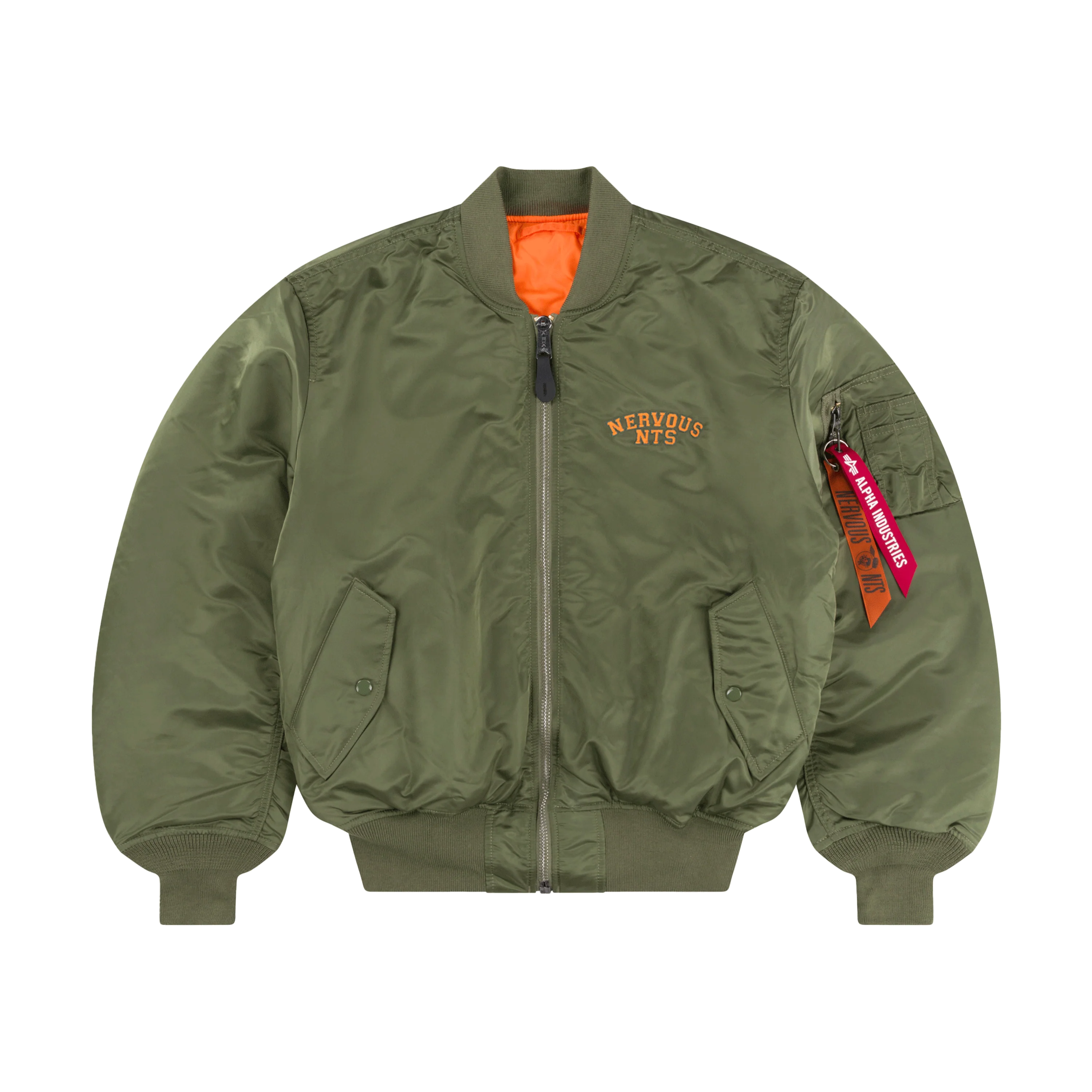 NTS RADIO - Nervous X NTS MA-1 Bomber Jacket - Green