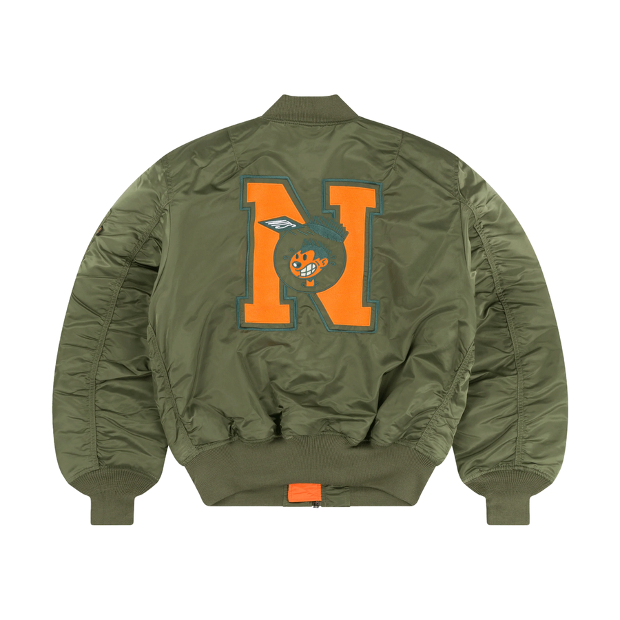 NTS RADIO - Nervous X NTS MA-1 Bomber Jacket - Green