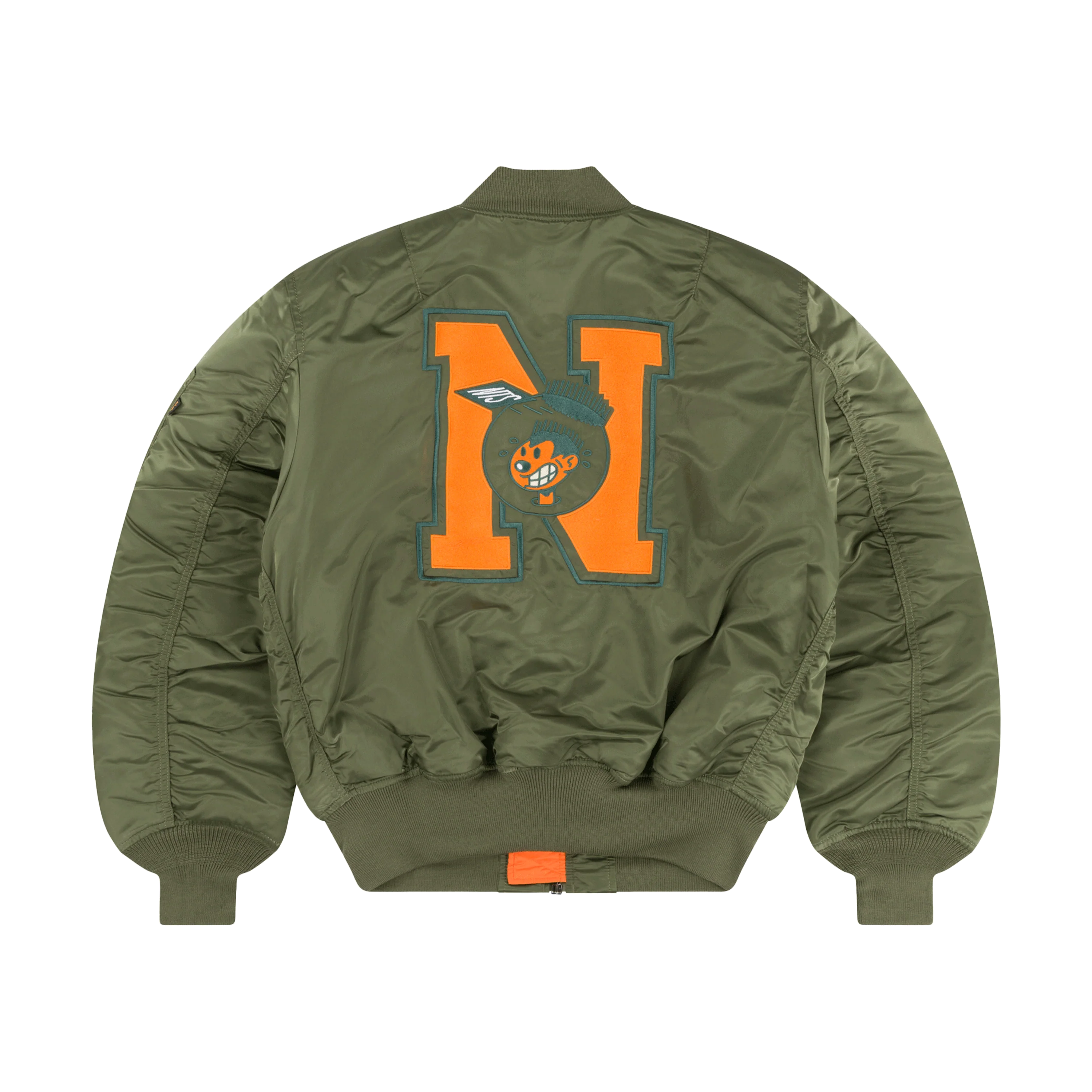 NTS RADIO - Nervous X NTS MA-1 Bomber Jacket - Green