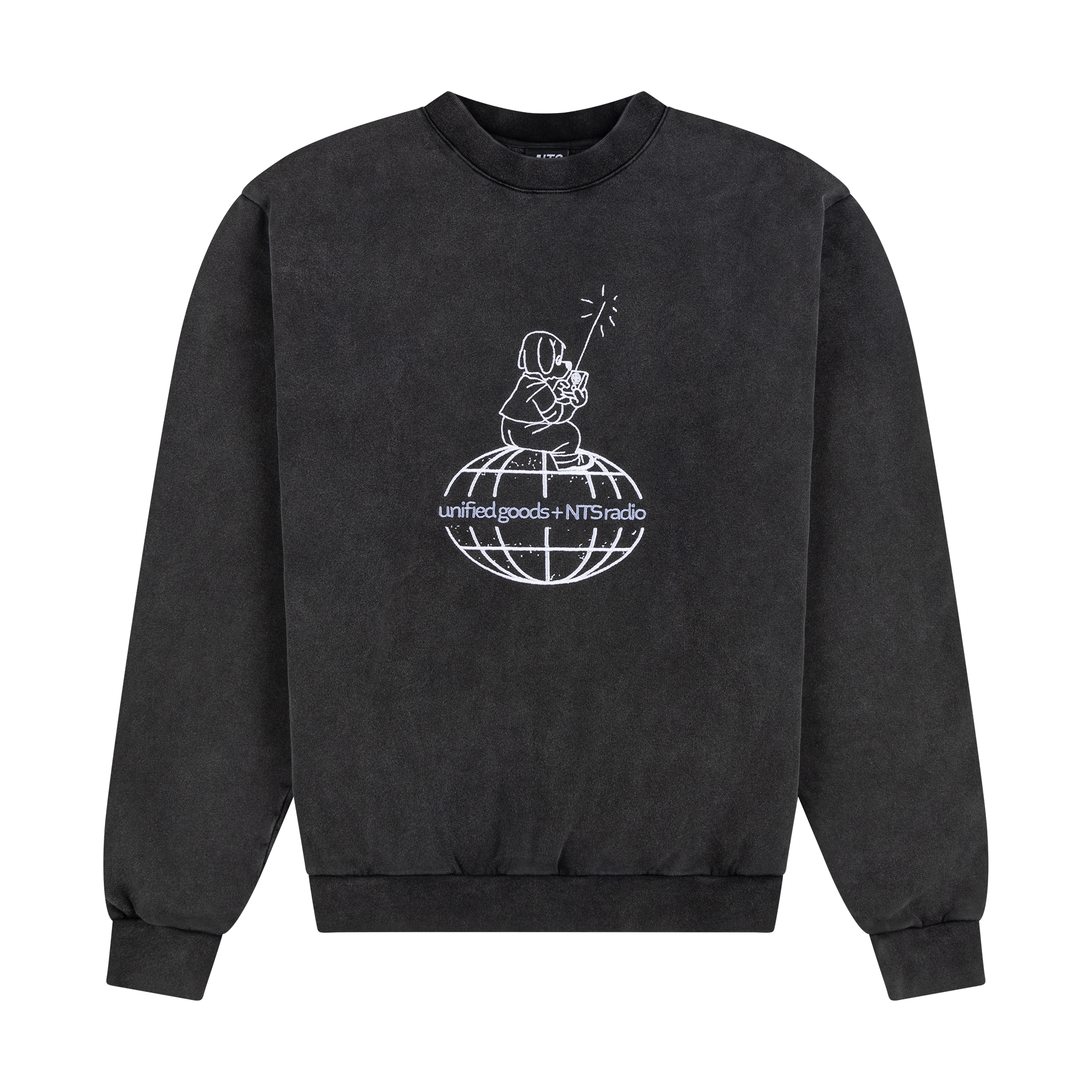 NTS RADIO - Dog Globe Embroidered Sweatshirt