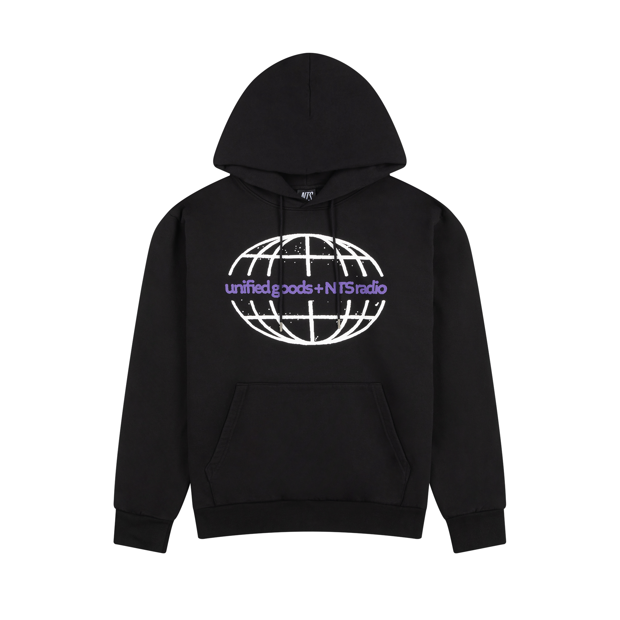 NTS RADIO - Globe Logo Black Hoodie