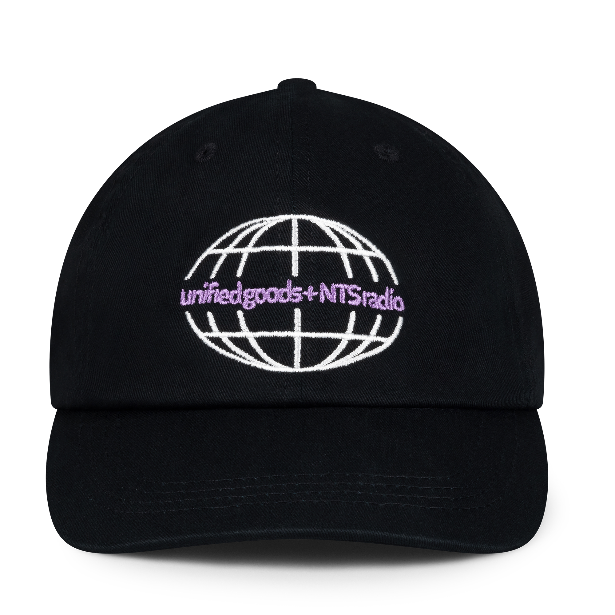 NTS RADIO - Globe Logo Black Cap