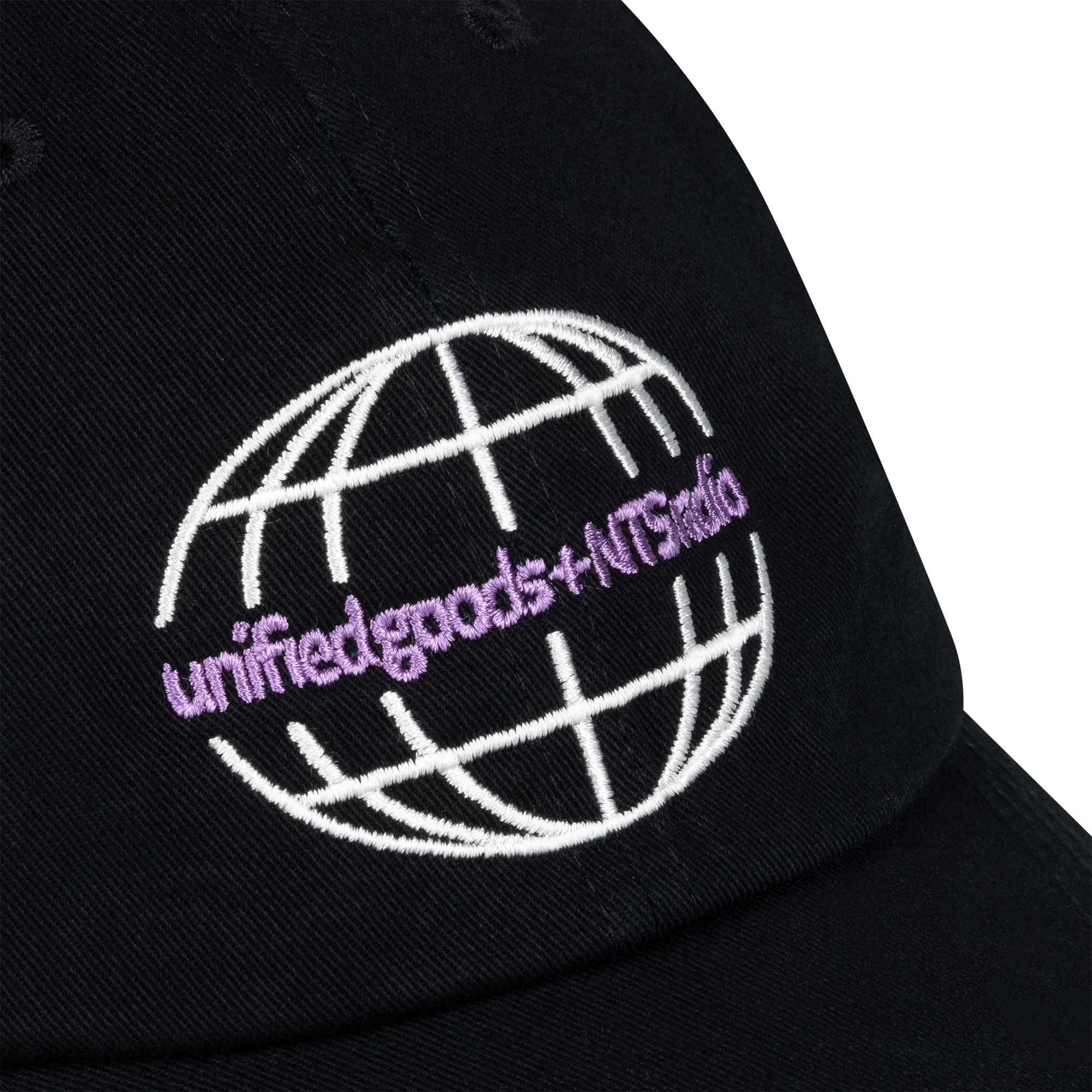 NTS RADIO - Globe Logo Black Cap