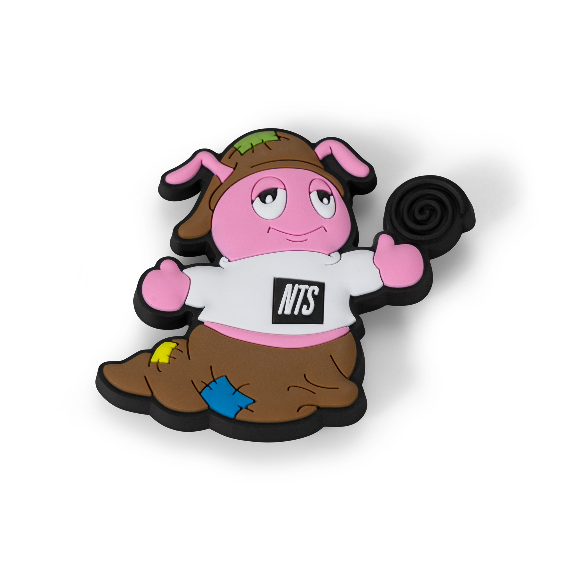 NTS RADIO - Glow Worm Fridge Magnet - Multi-Coloured