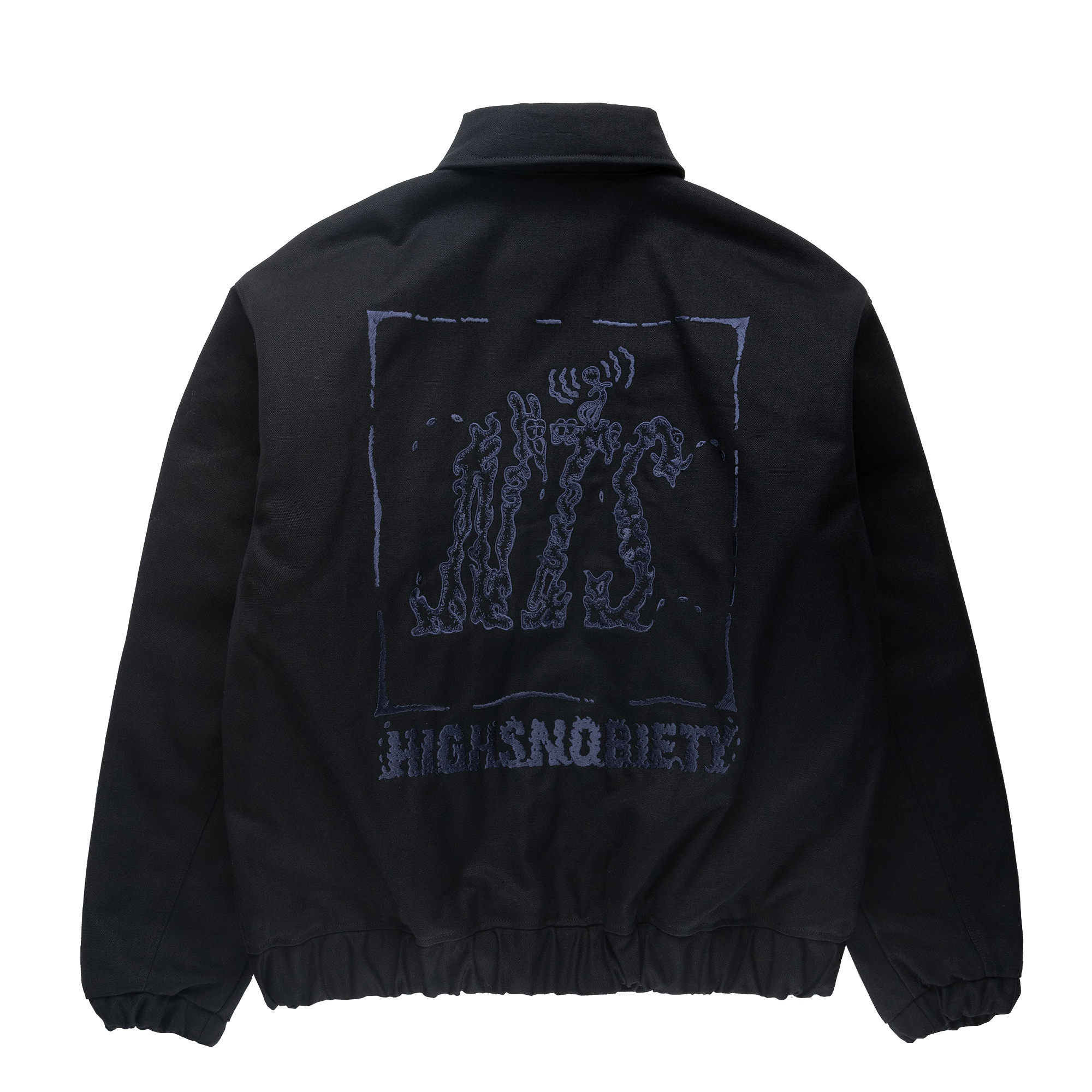 NTS RADIO - Highsnobiety X NTS Canvas Bomber Jacket - Black