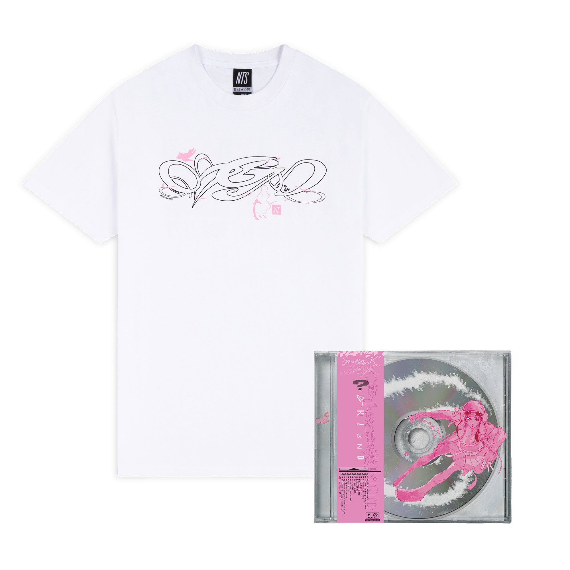 Friends By James K CD + Tee Bundle