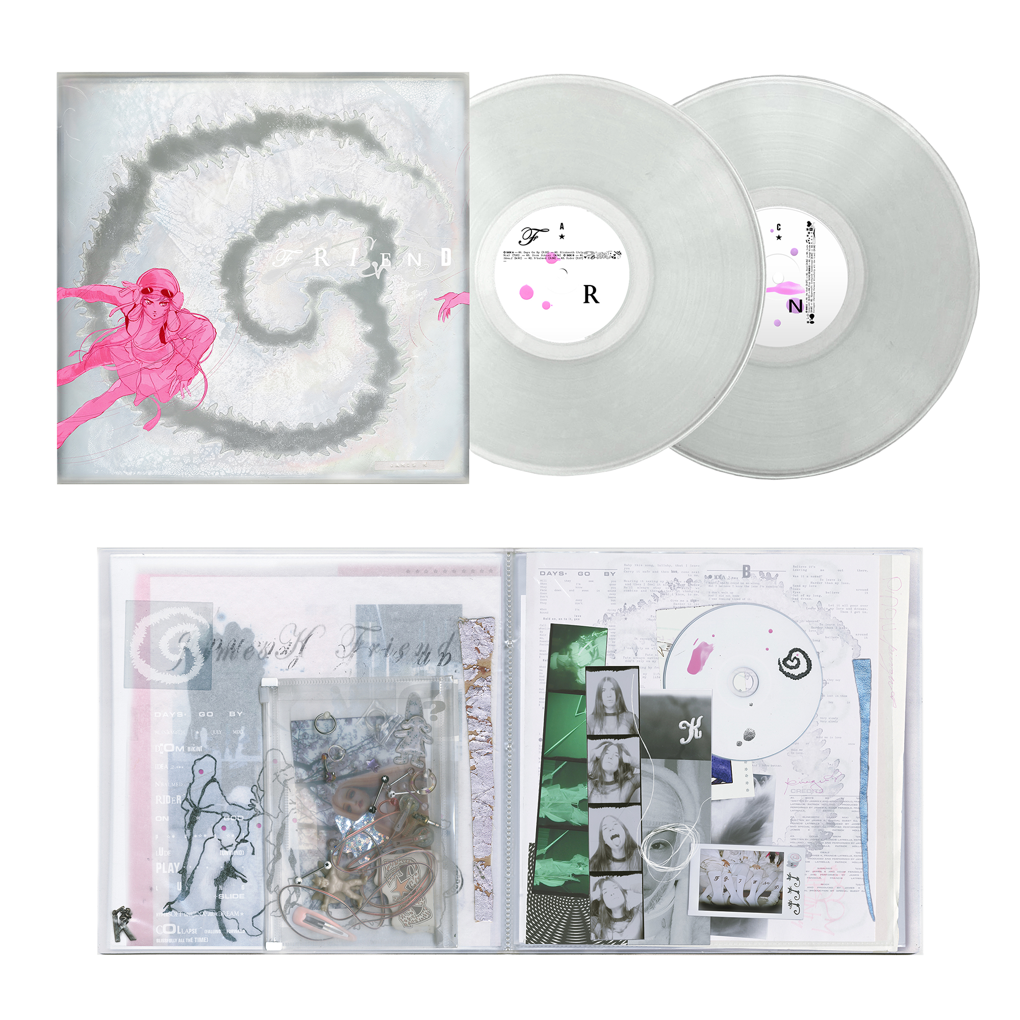 James K - Friend By James K - Transparent Vinyl