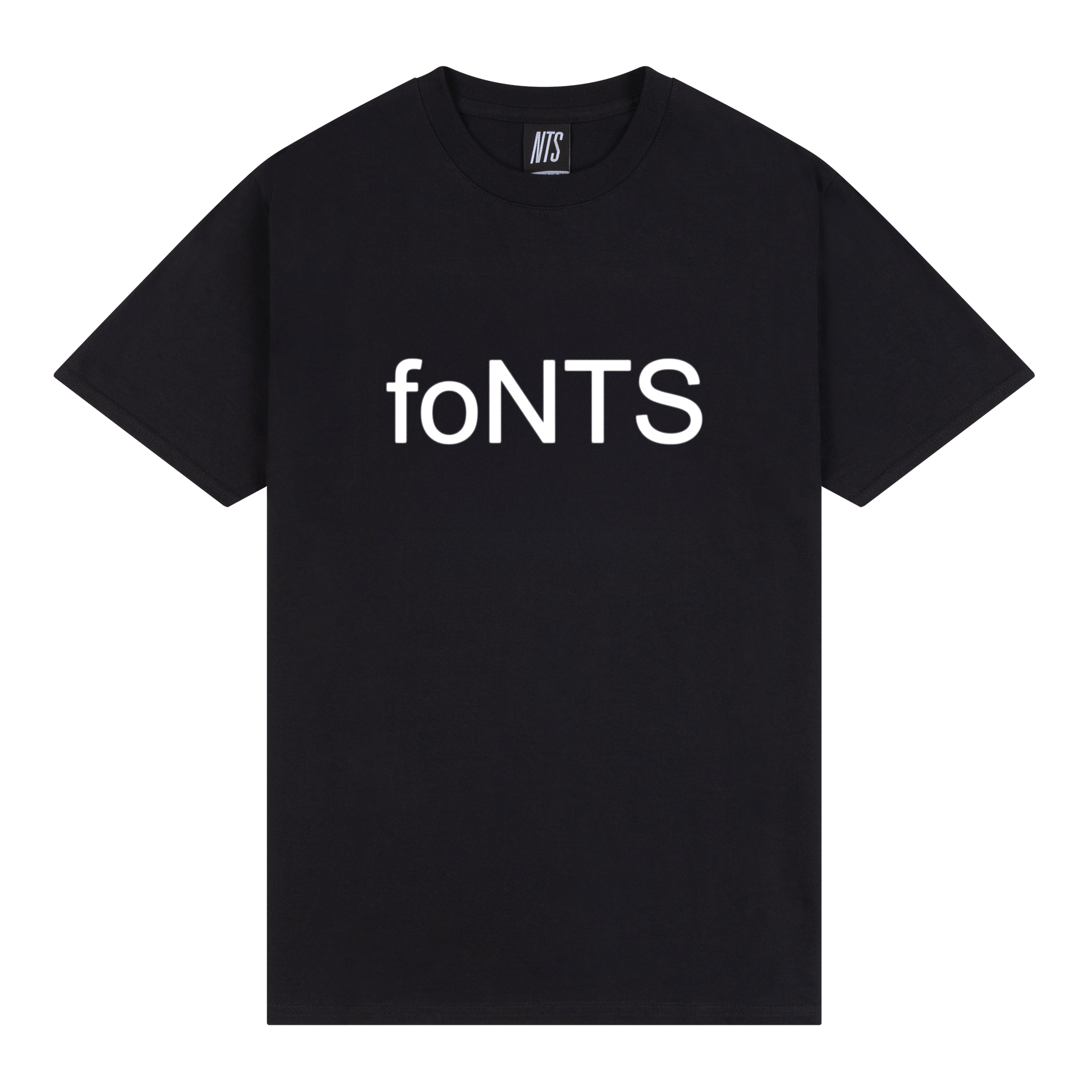 NTS RADIO - Dinamo x NTS foNTS tee - Black 