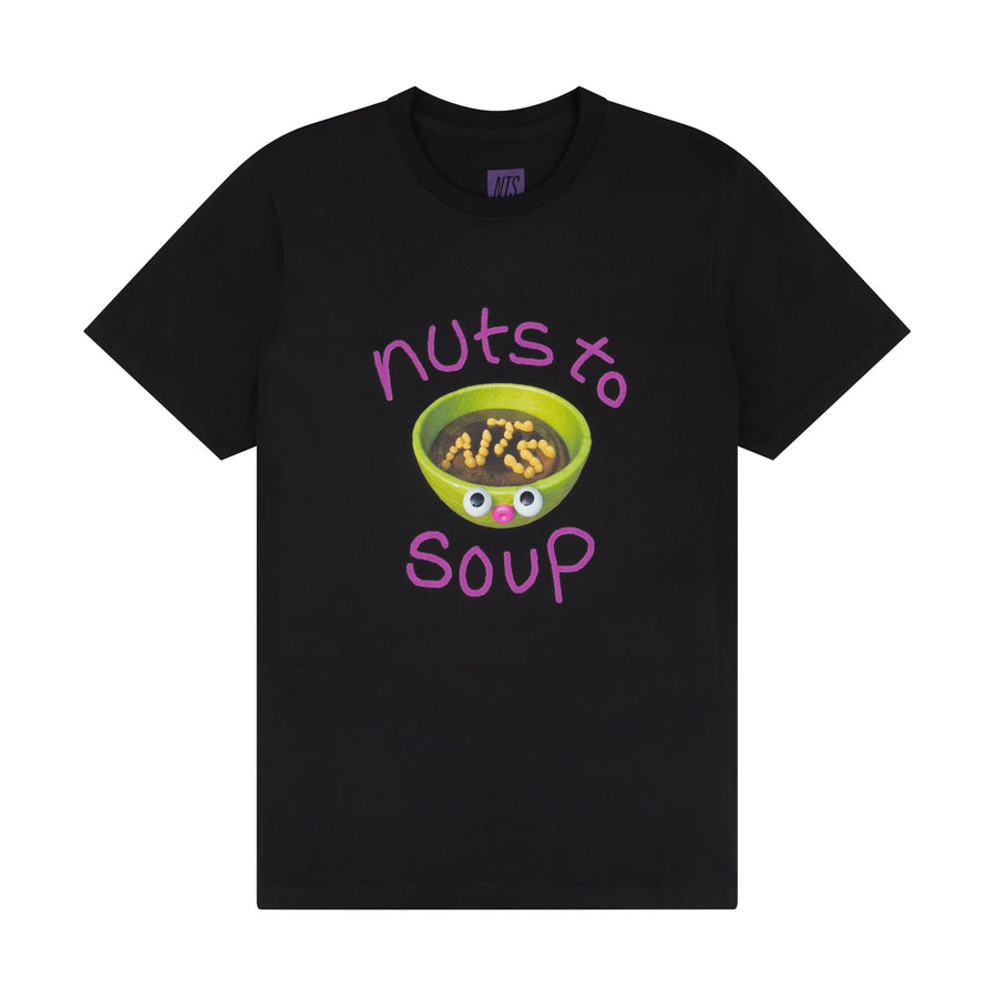 NUTS TO SOUP BLACK TEE