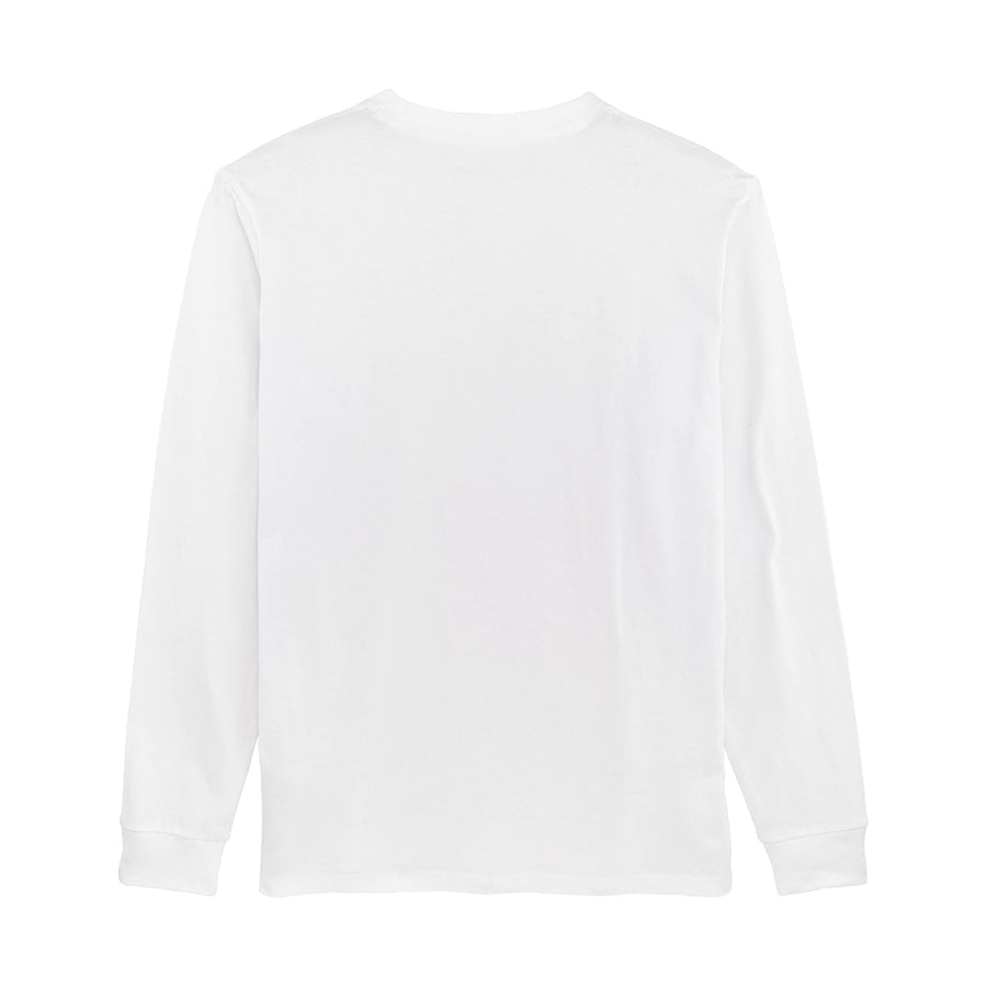 SUN WAVE WHITE LONGSLEEVE TEE