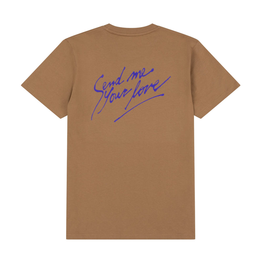 SEND ME YOUR LOVE CAMEL TEE