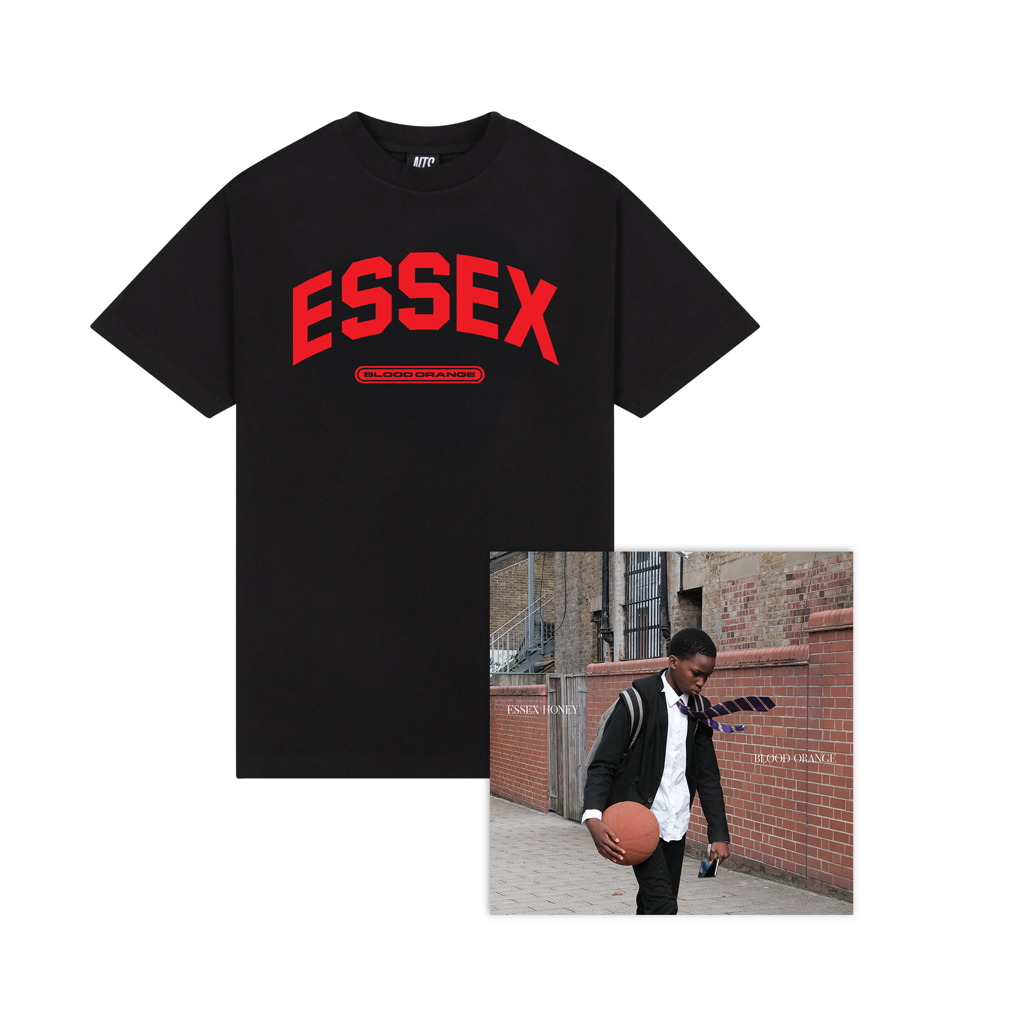 Blood Orange Vinyl 2LP + Black Tee Bundle