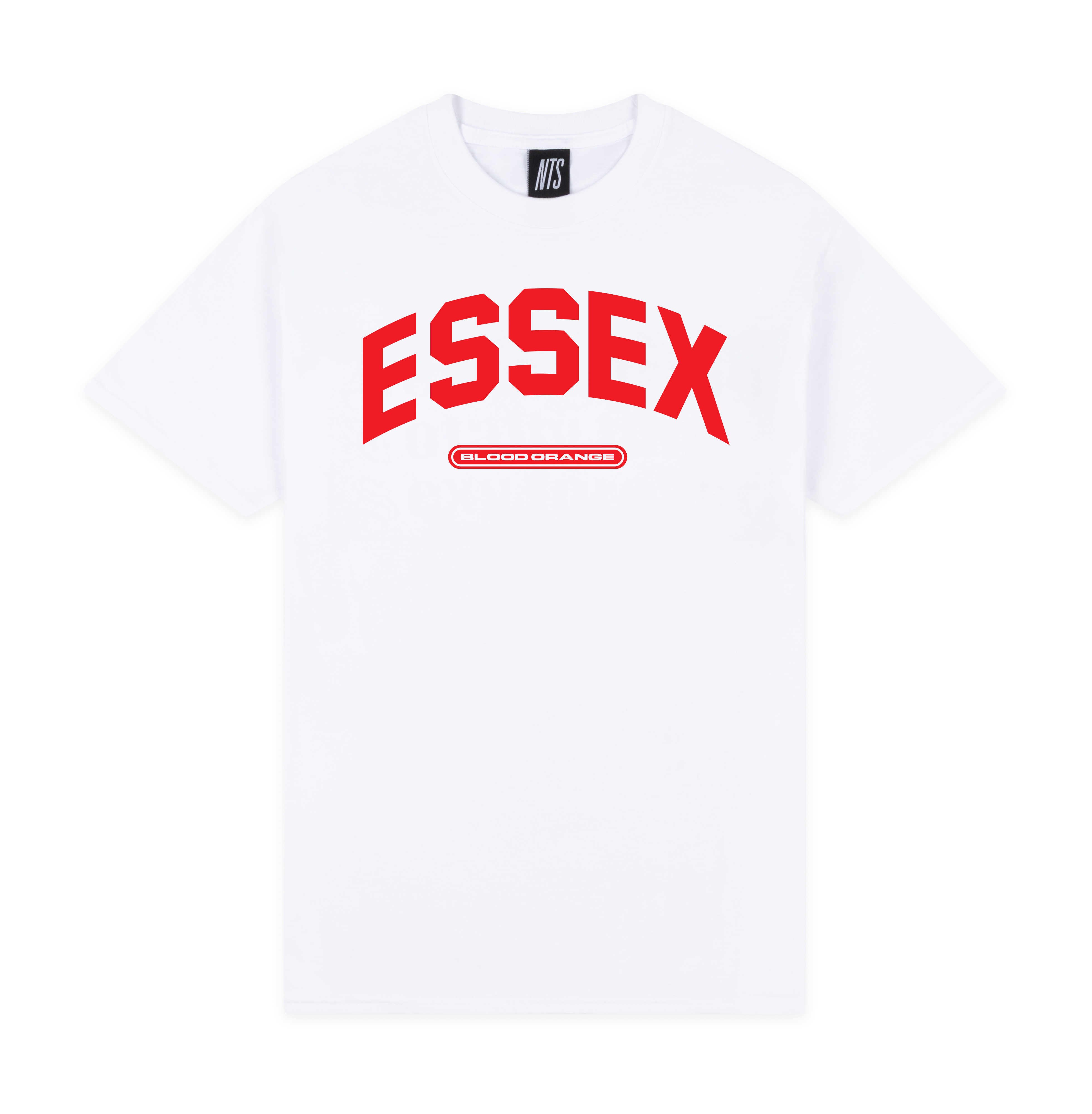 NTS RADIO - BLOOD ORANGE x NTS ESSEX HONEY TEE - WHITE