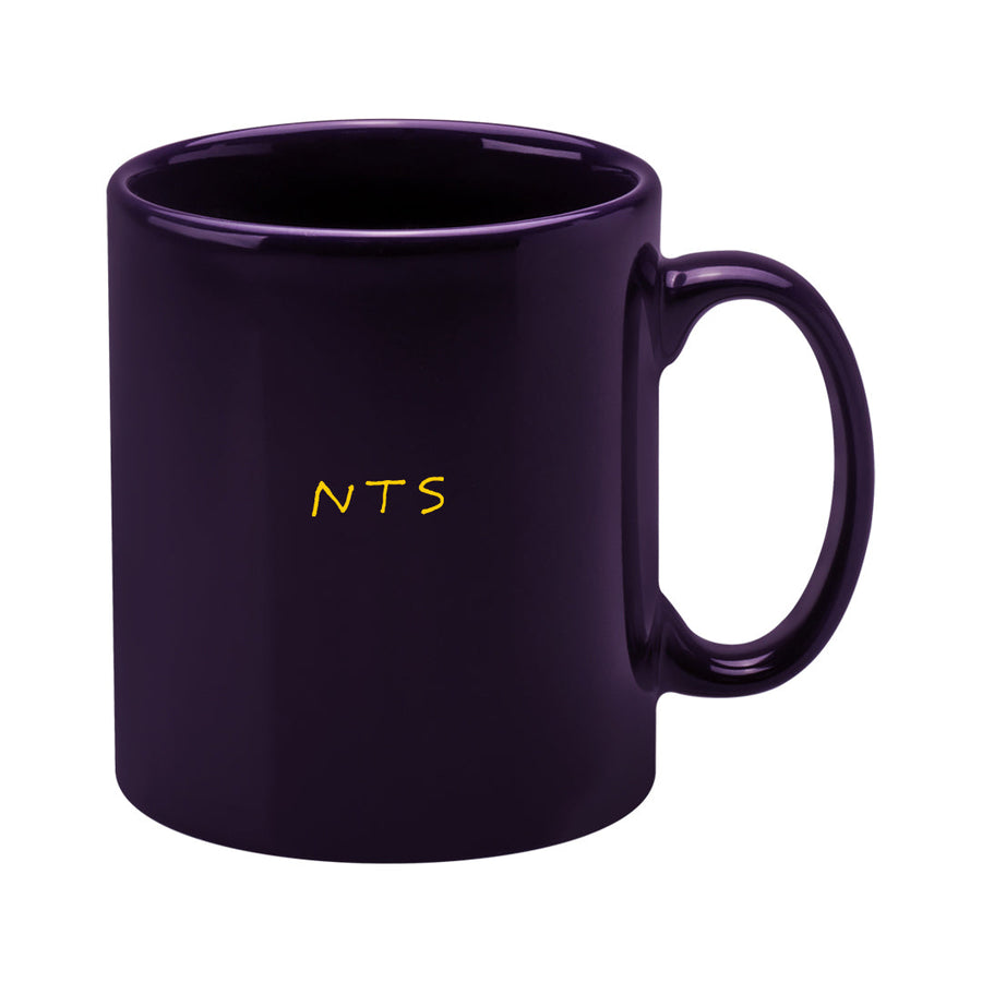 YELLOW ON PURPLE MUSIC GOOD MUG