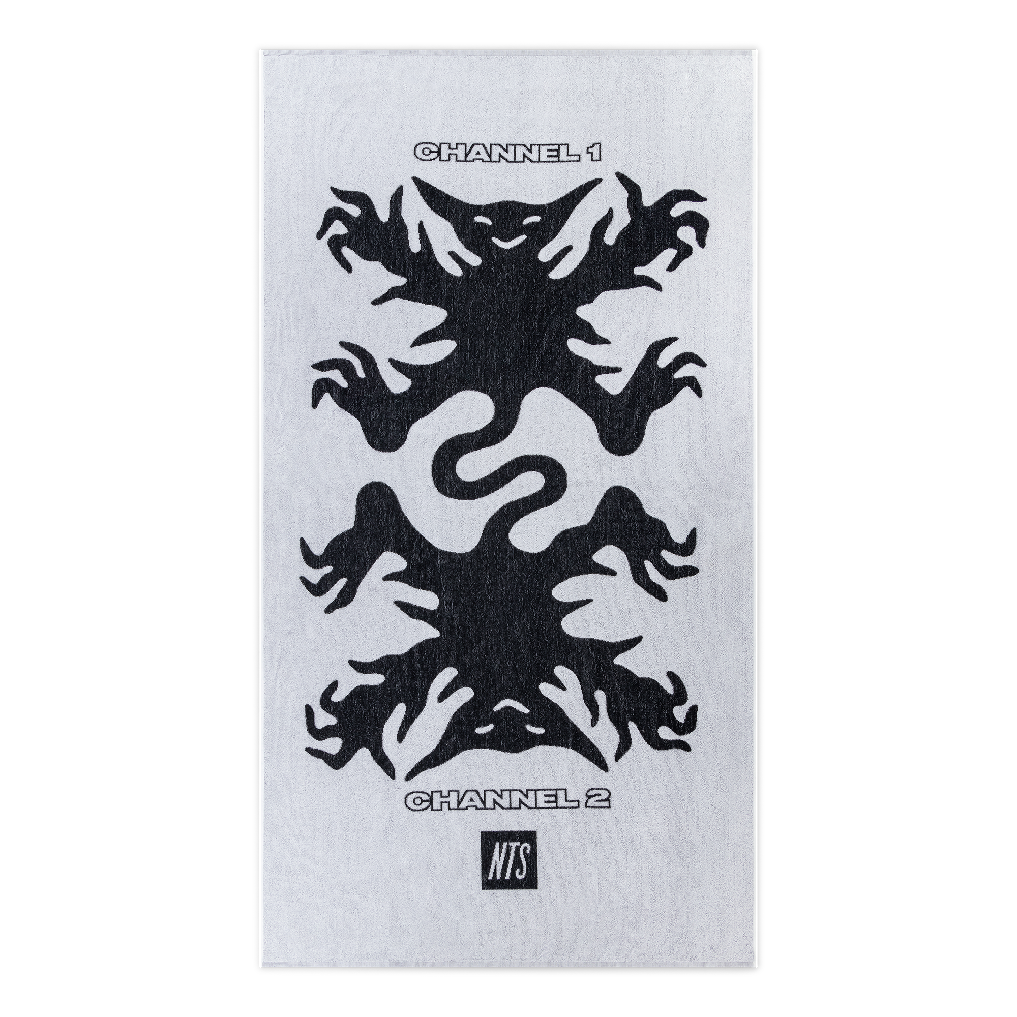 NTS RADIO - Radio Creatures Beach Towel - White