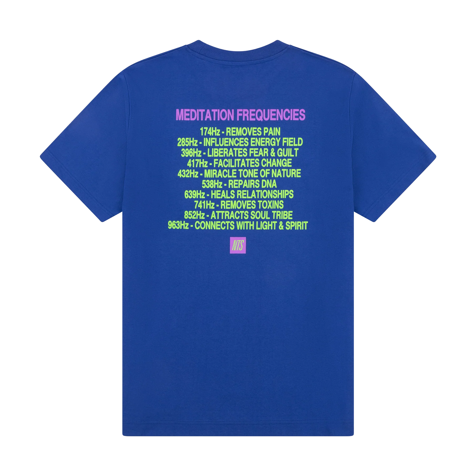 NTS RADIO - Frequencies Tee - Blue