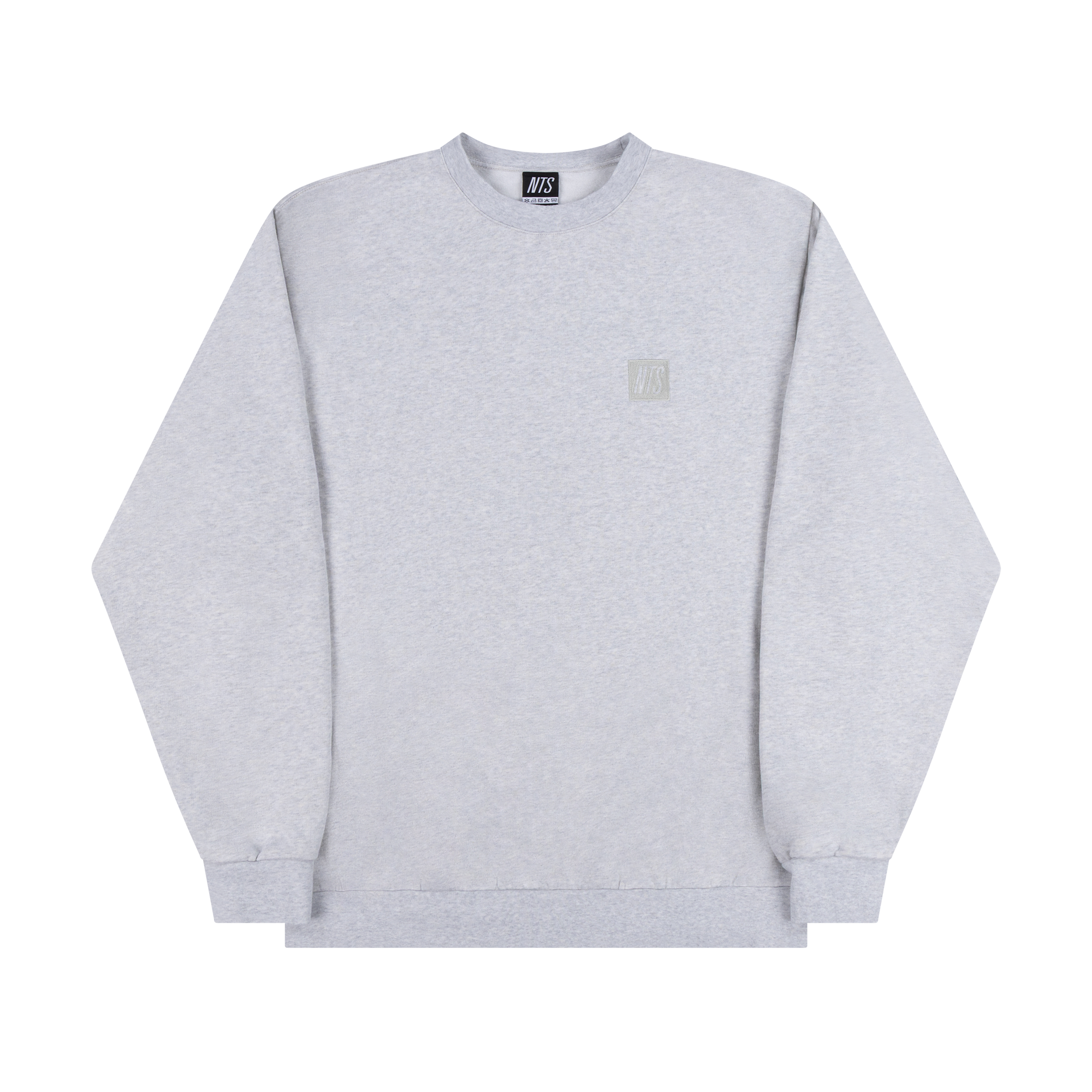 NTS RADIO - Icon Sweatshirt - Grey on Grey Marl