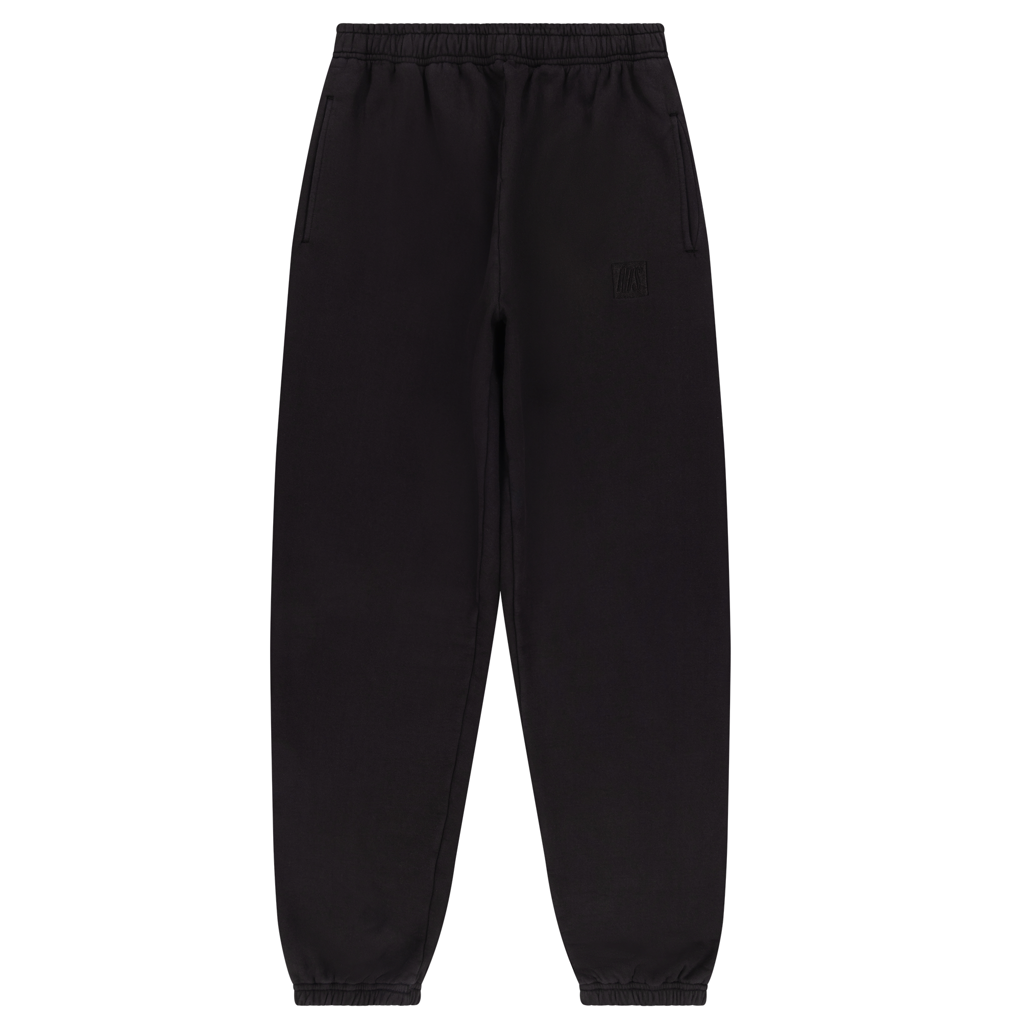 NTS RADIO - Icon Trackie Bottoms - Black on Black