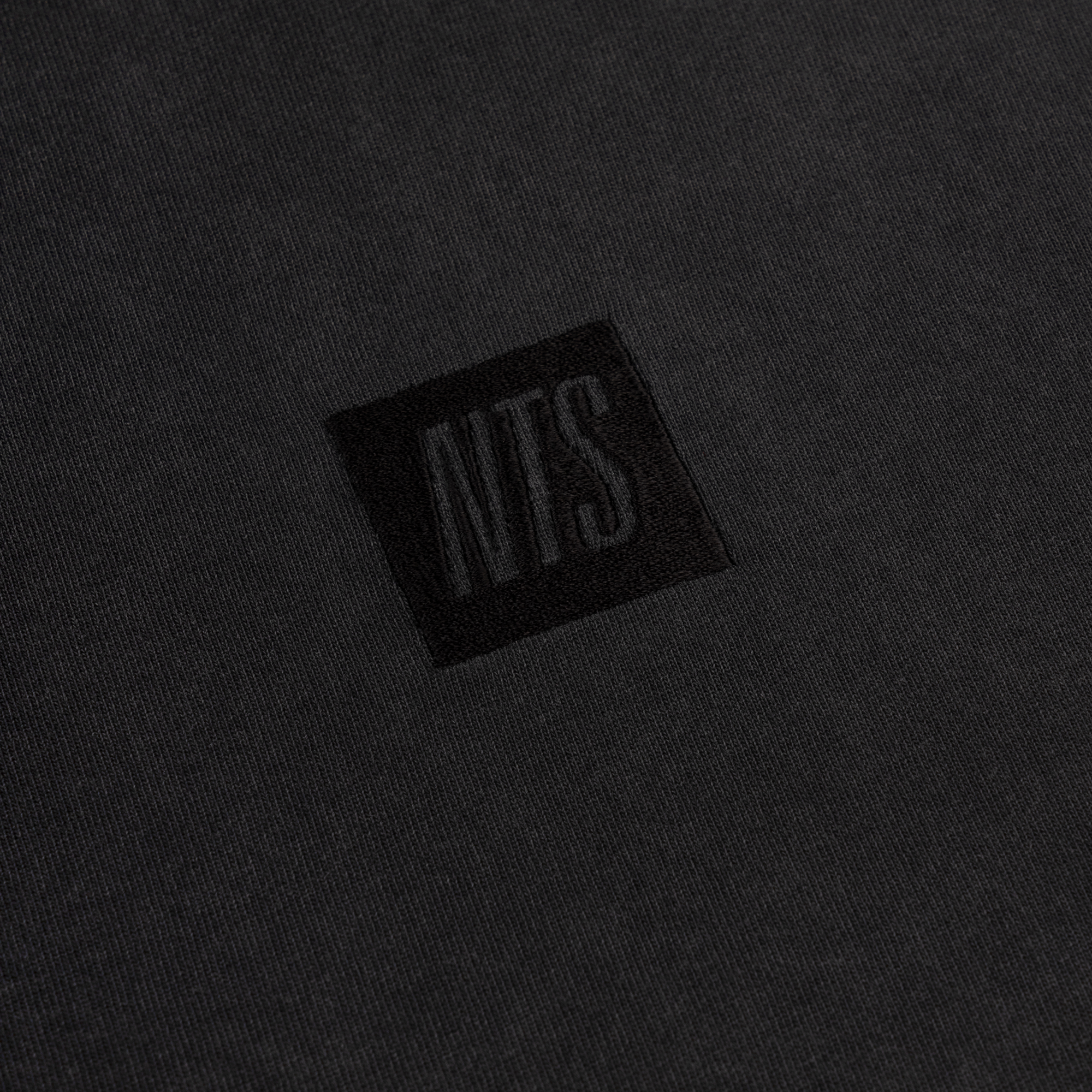 NTS RADIO - Icon Tee - Black On Vintage Black
