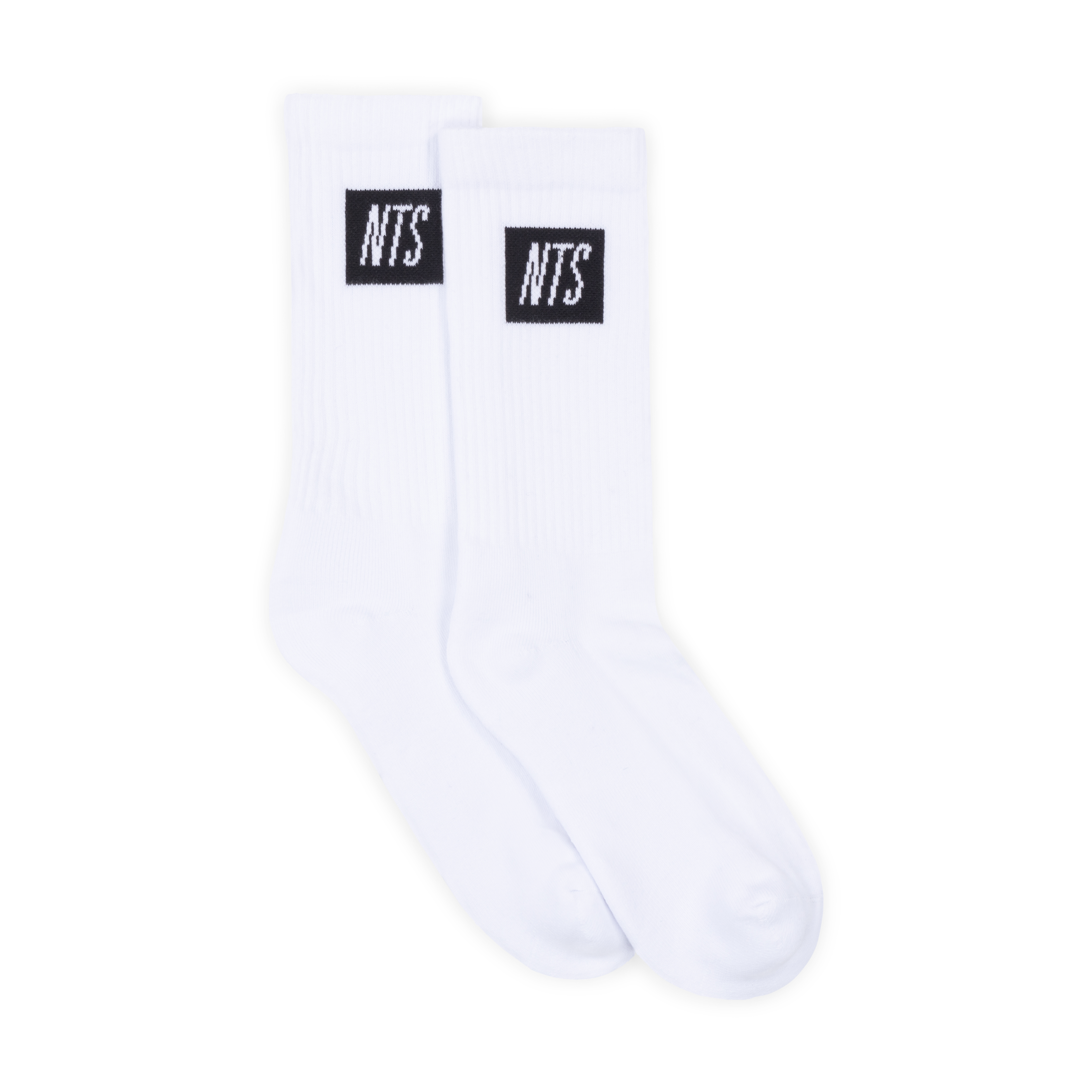 NTS RADIO - Icon Socks - Black on White